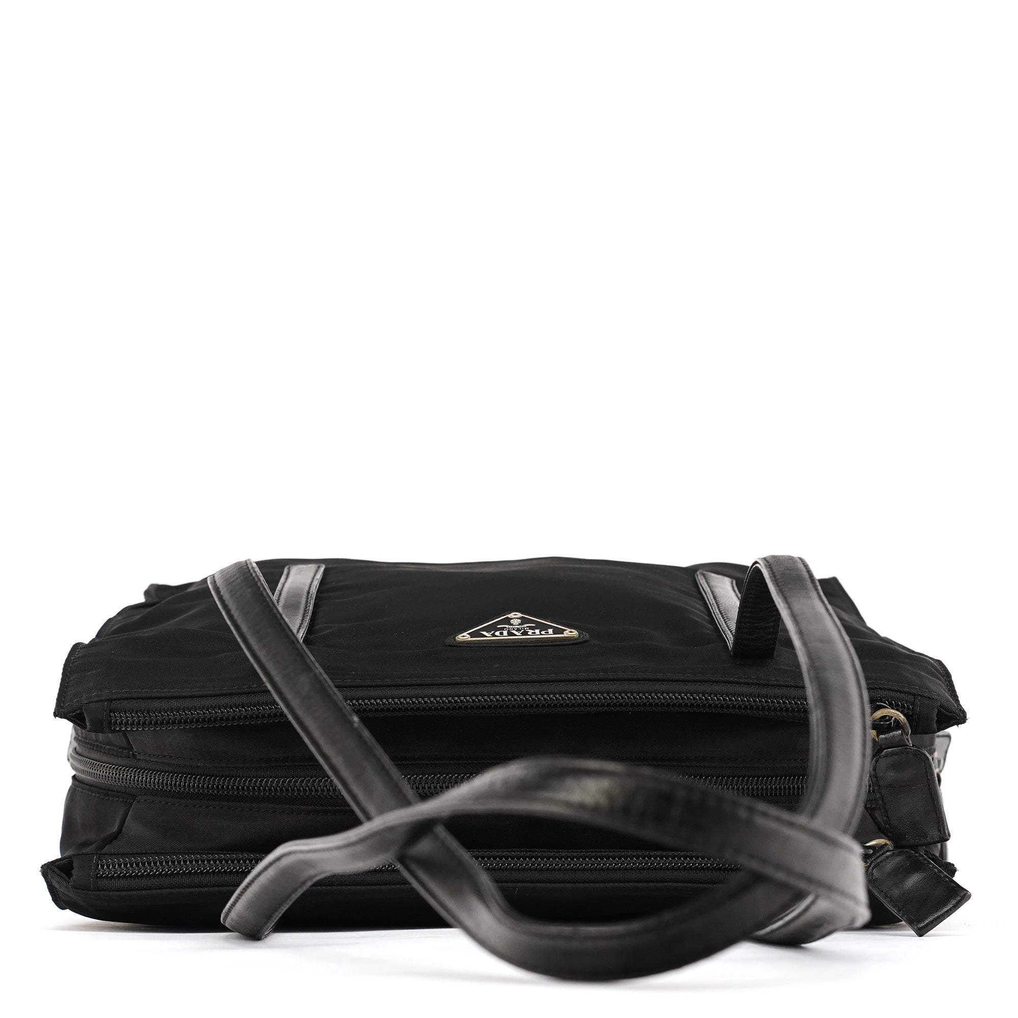 1995 Black Tessuto Trend Nappa Nylon Tote Bag