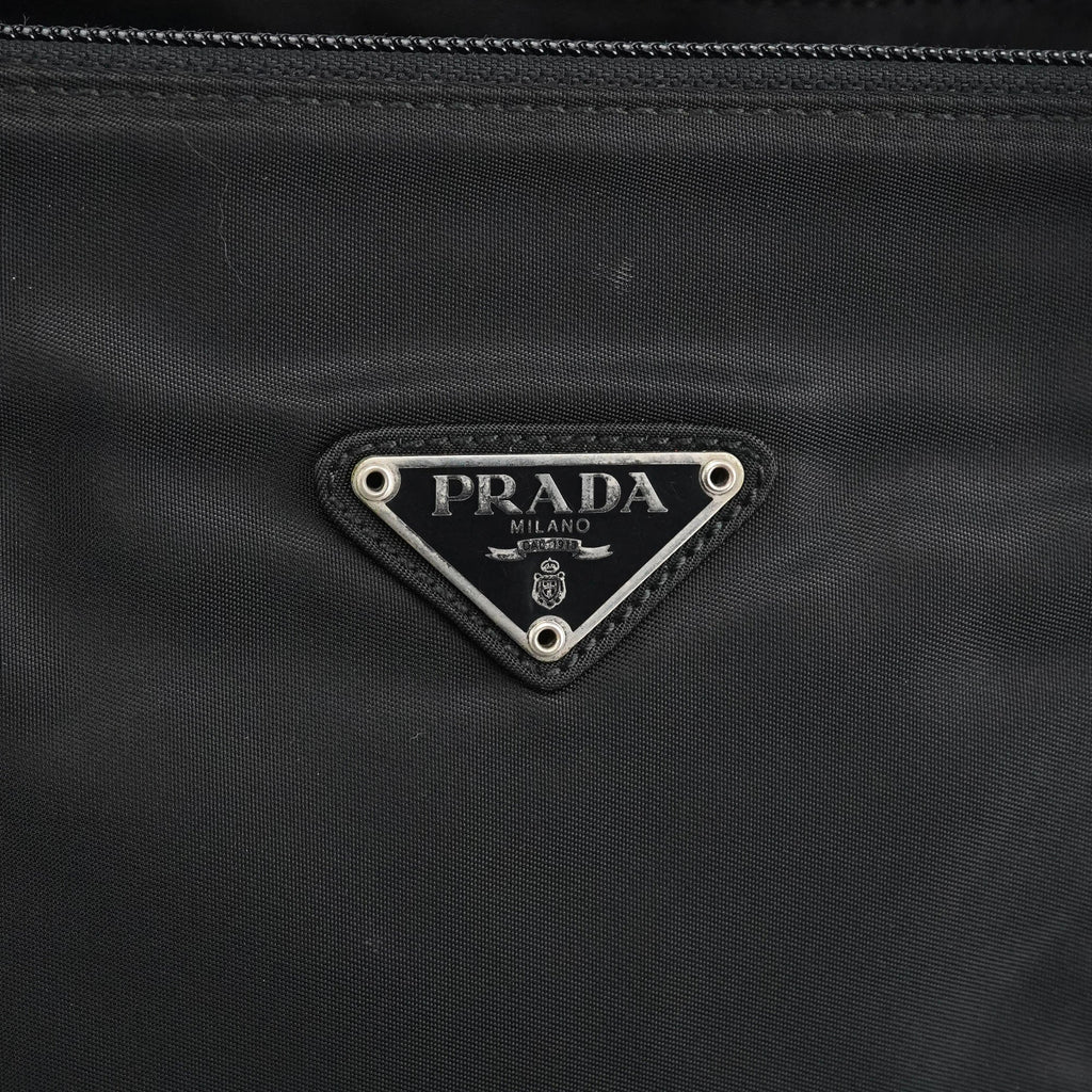 1995 Black Tessuto Trend Nappa Nylon Tote Bag