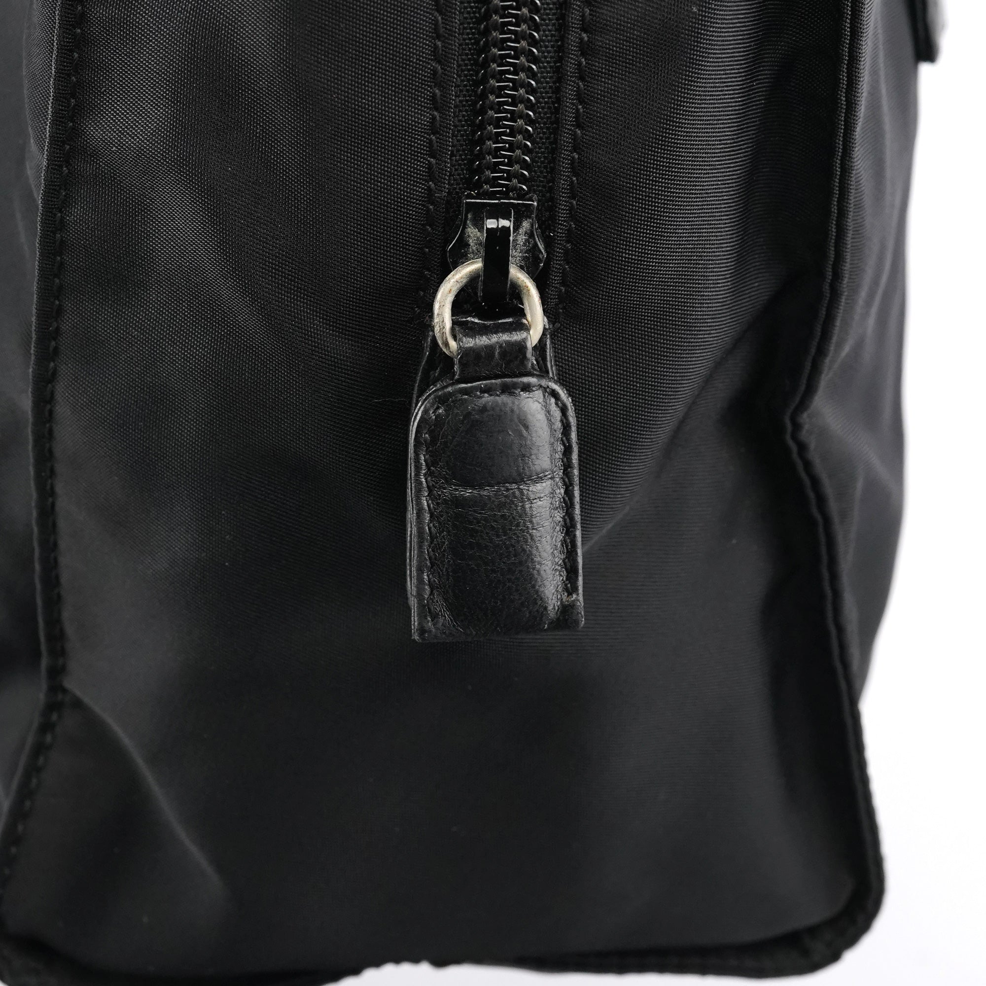 1995 Black Tessuto Trend Nappa Nylon Tote Bag
