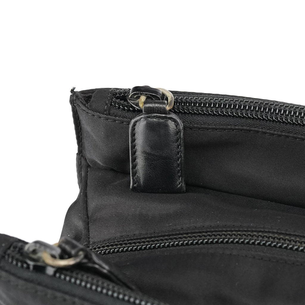 1995 Black Tessuto Trend Nappa Nylon Tote Bag