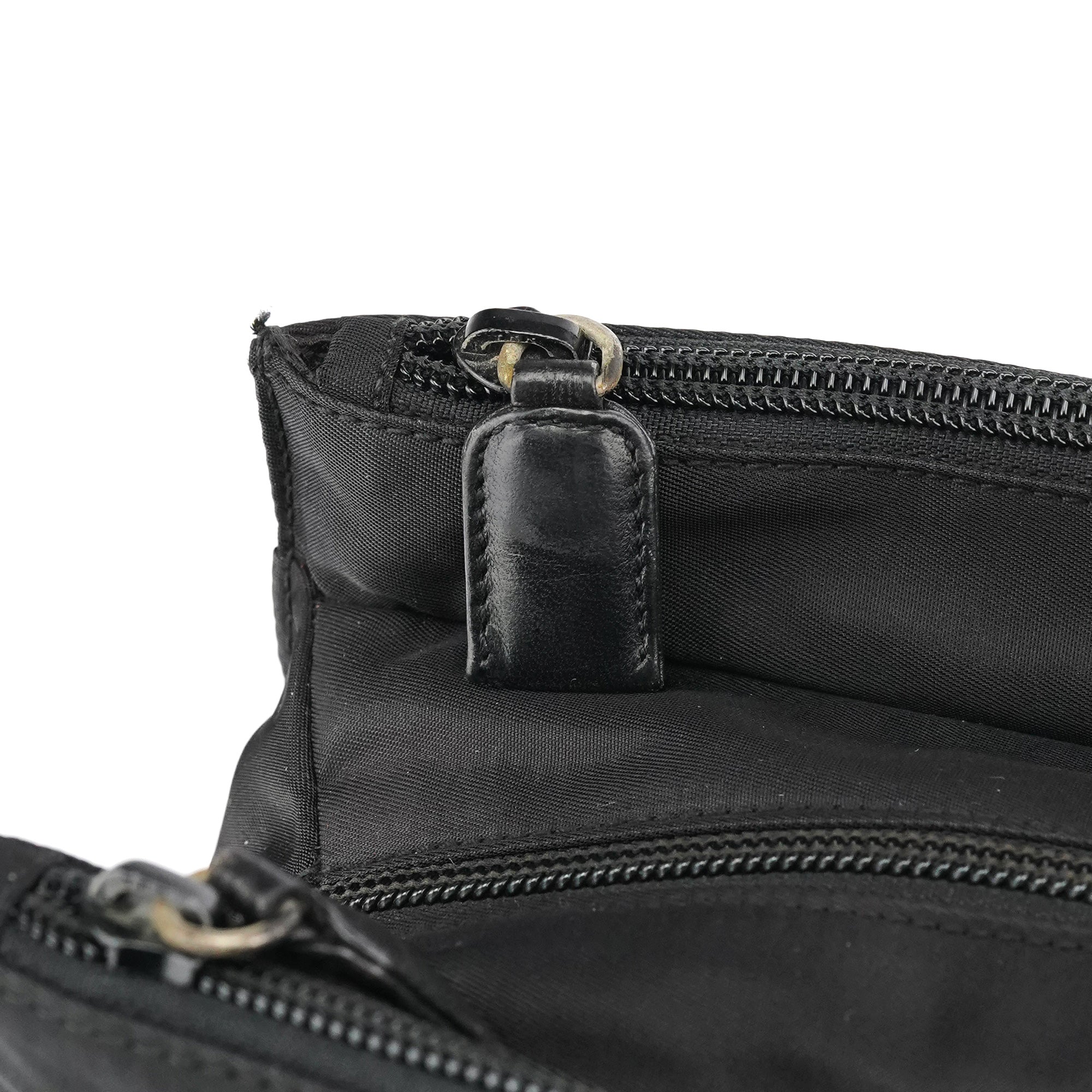 1995 Black Tessuto Trend Nappa Nylon Tote Bag