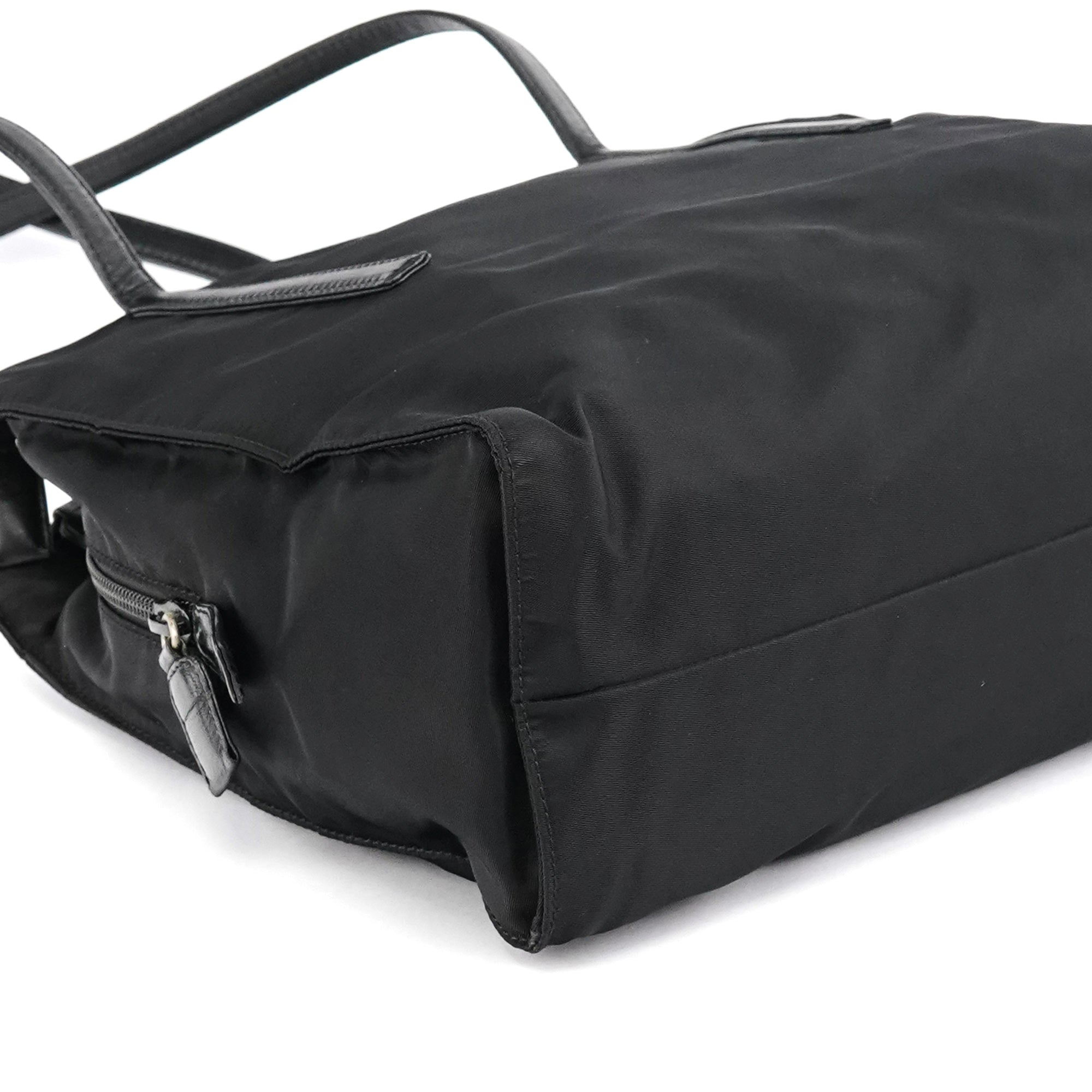 1995 Black Tessuto Trend Nappa Nylon Tote Bag