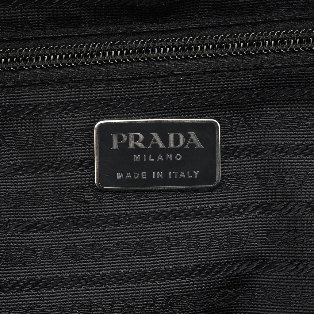 1995 Black Tessuto Trend Nappa Nylon Tote Bag