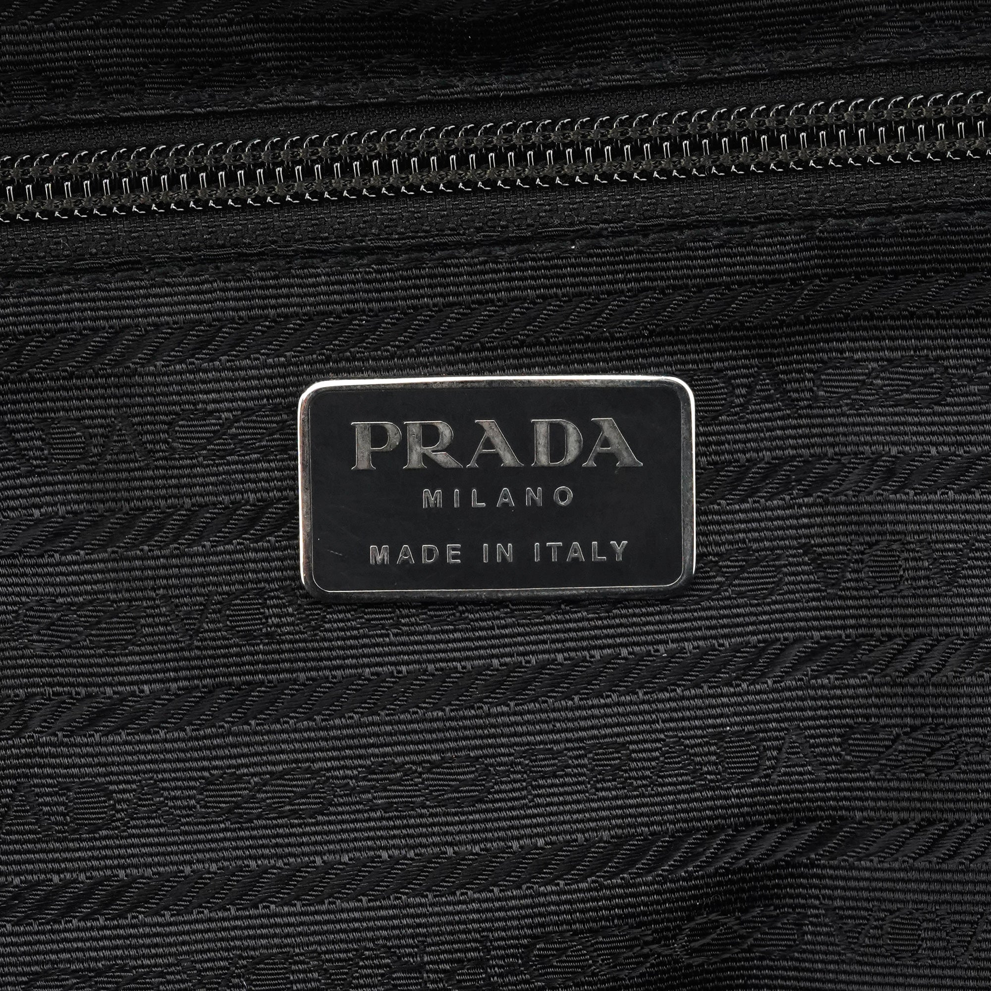 1995 Black Tessuto Trend Nappa Nylon Tote Bag