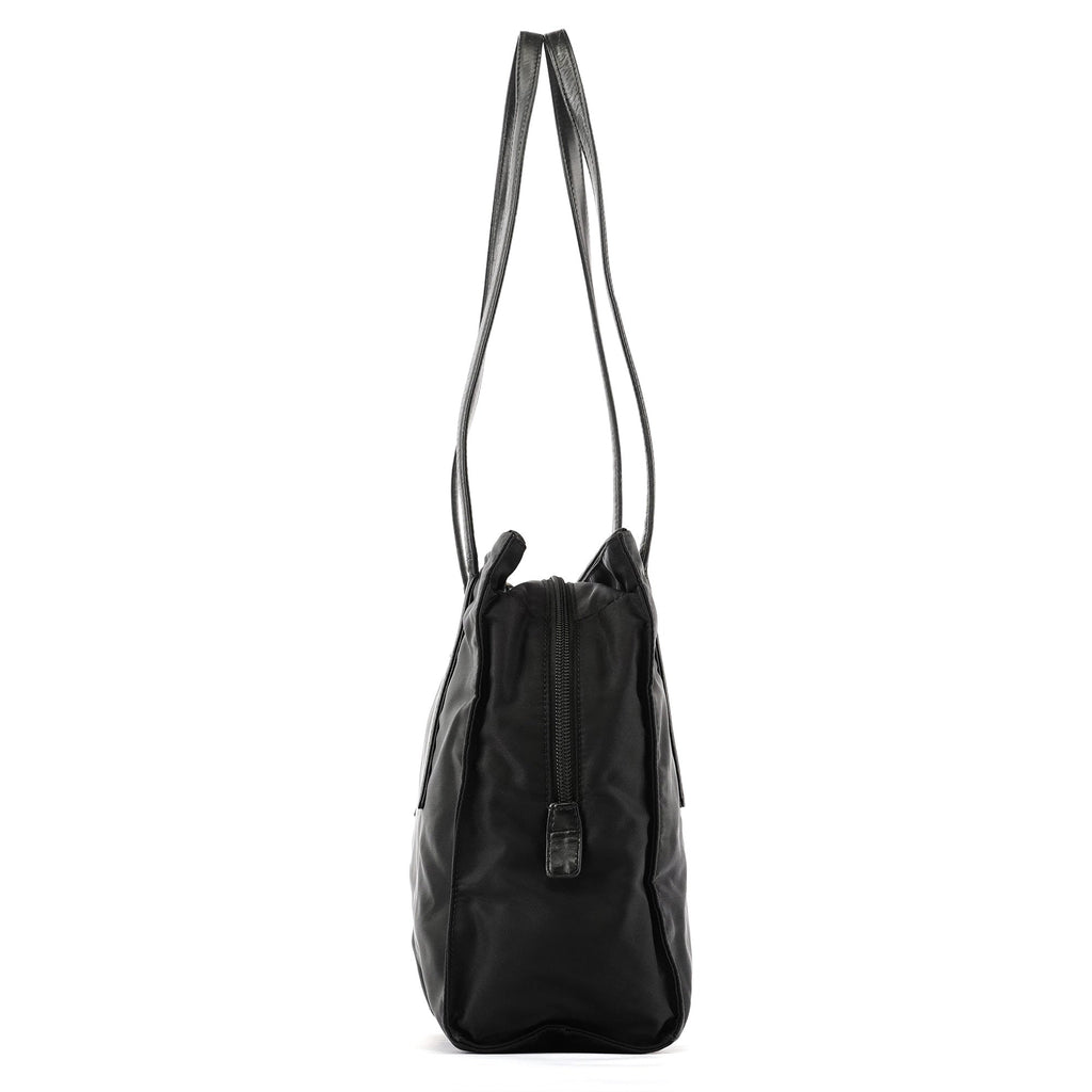 1995 Black Tessuto Trend Nappa Nylon Tote Bag