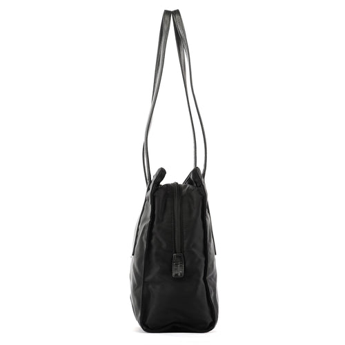 1995 Black Tessuto Trend Nappa Nylon Tote Bag