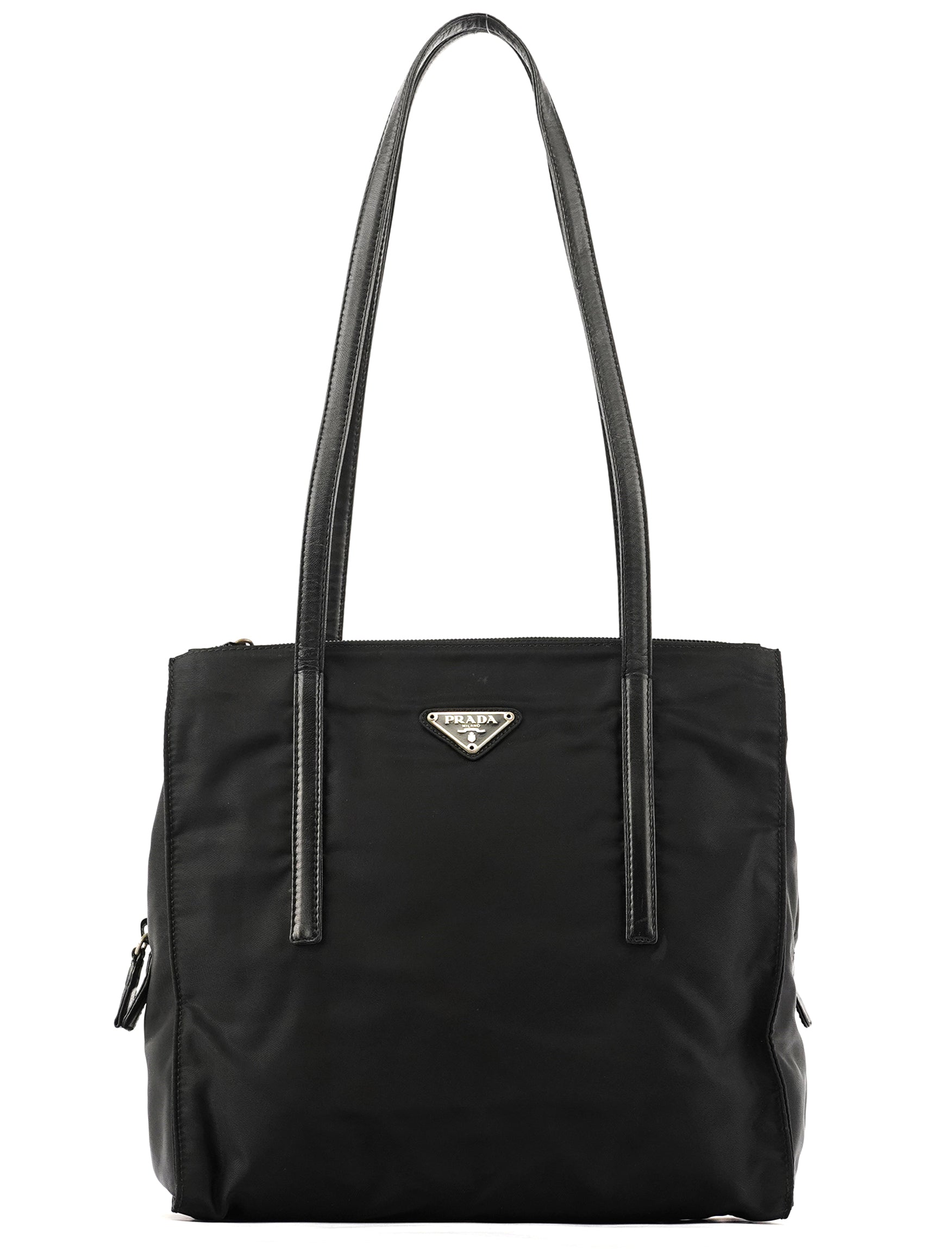 1995 Black Tessuto Trend Nappa Nylon Tote Bag