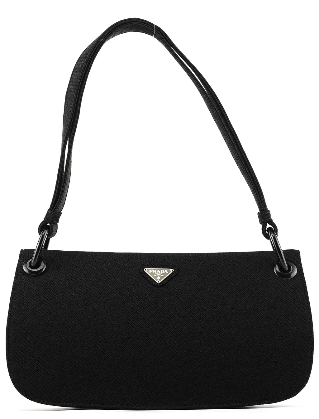 B6217 Black Tessuto Swing Nylon Shoulder Bag