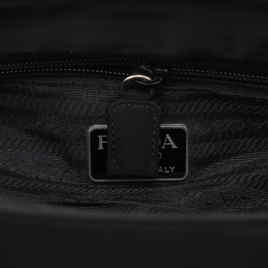 B6242 Black Tessuto City Tote Bag