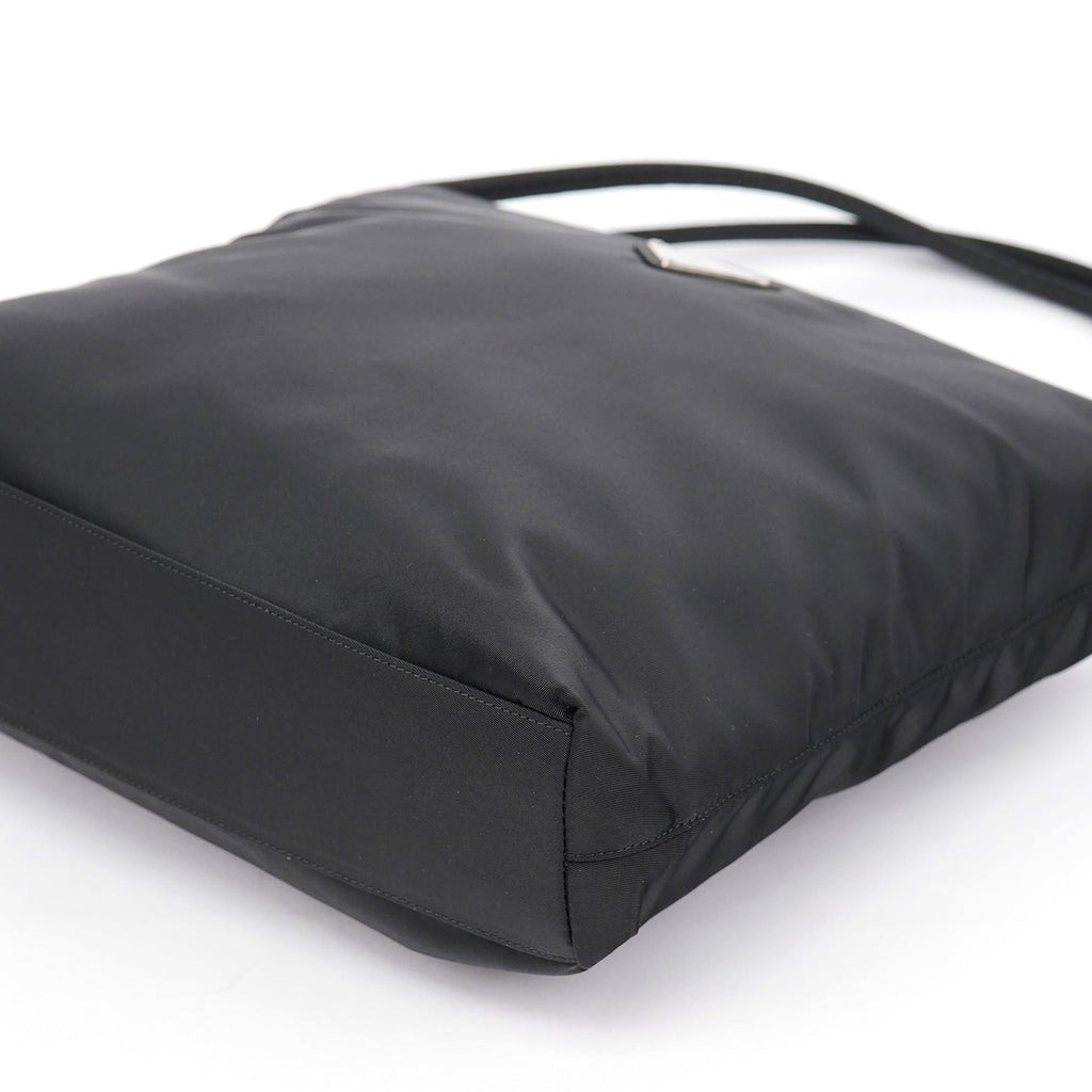 B6242 Black Tessuto City Tote Bag