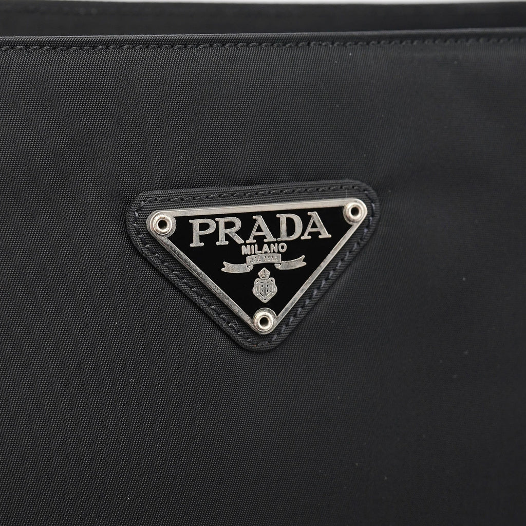 B6242 Black Tessuto City Tote Bag
