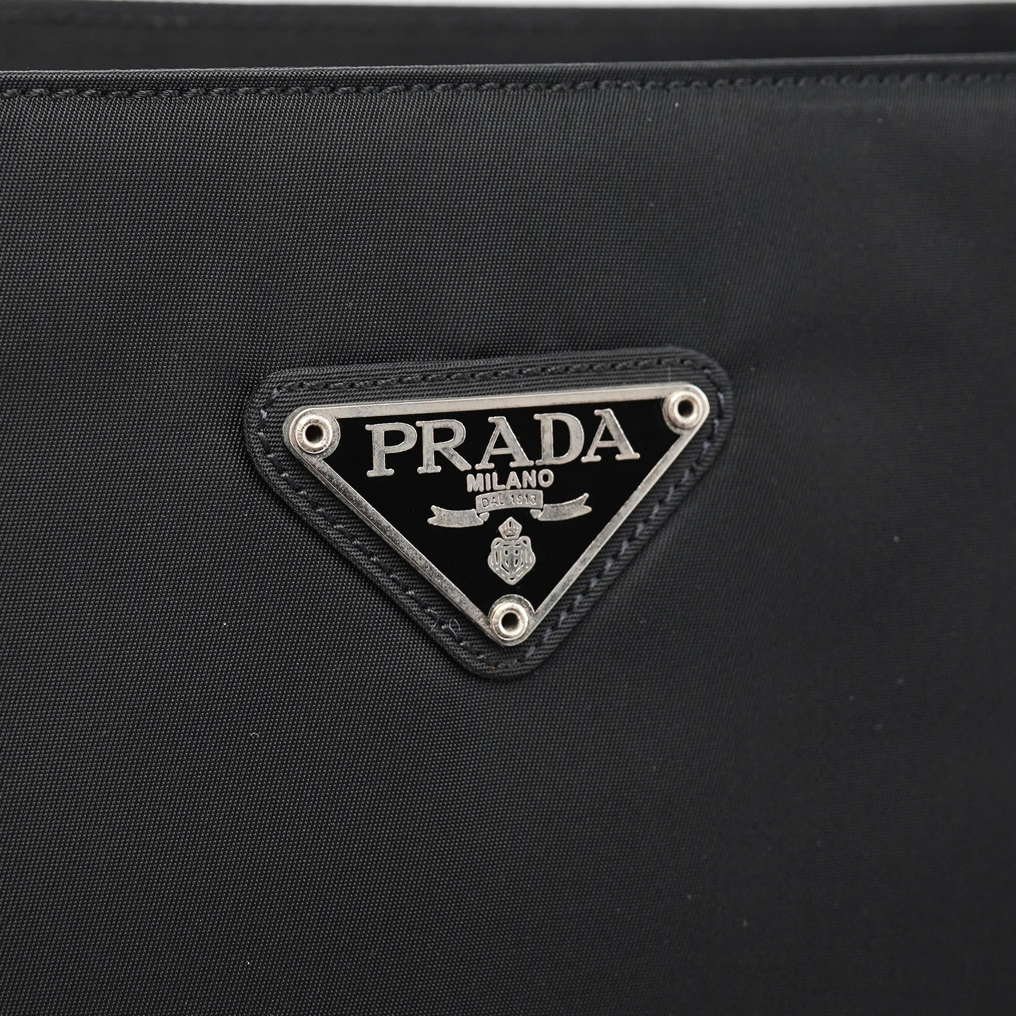 B6242 Black Tessuto City Tote Bag
