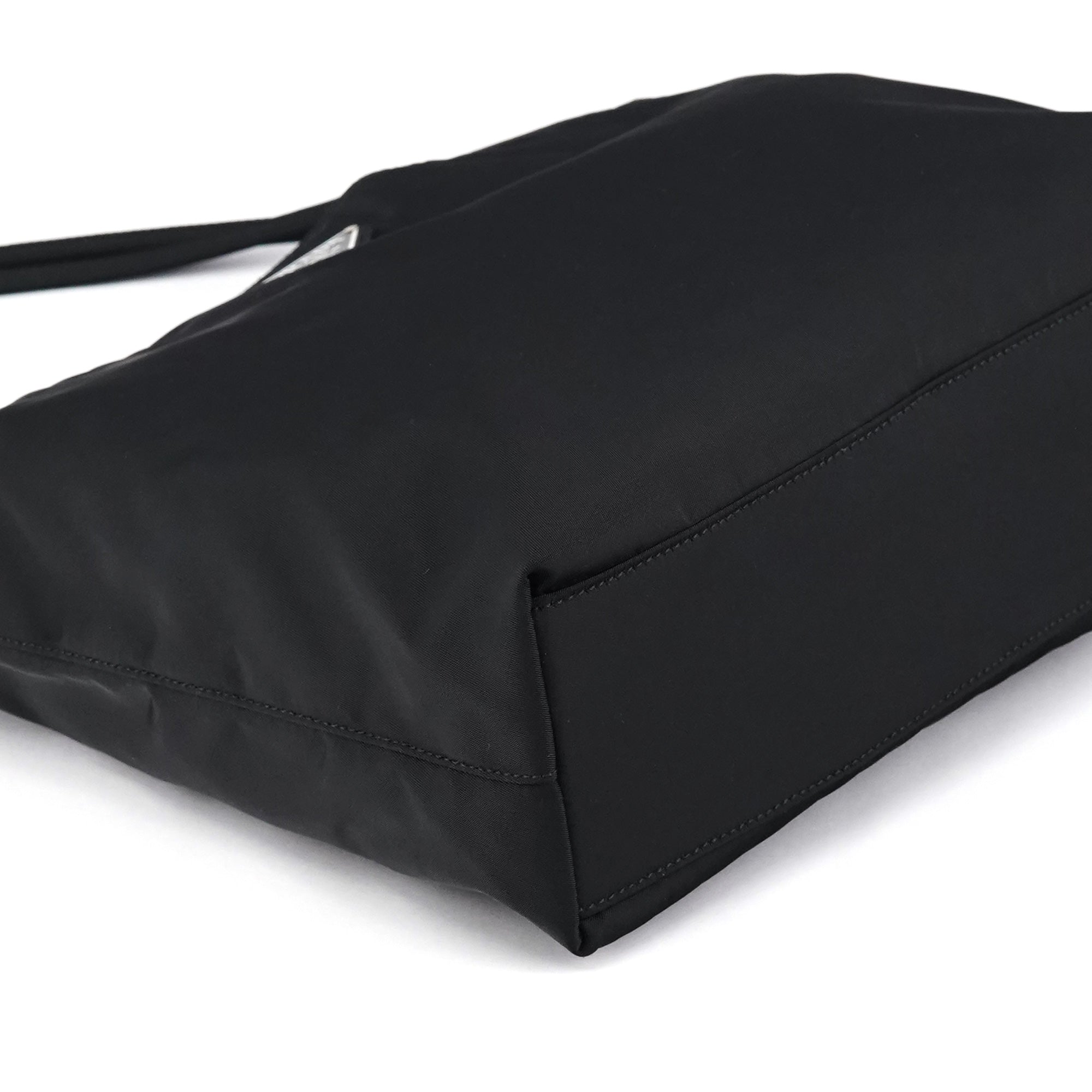 B6242 Black Tessuto City Tote Bag