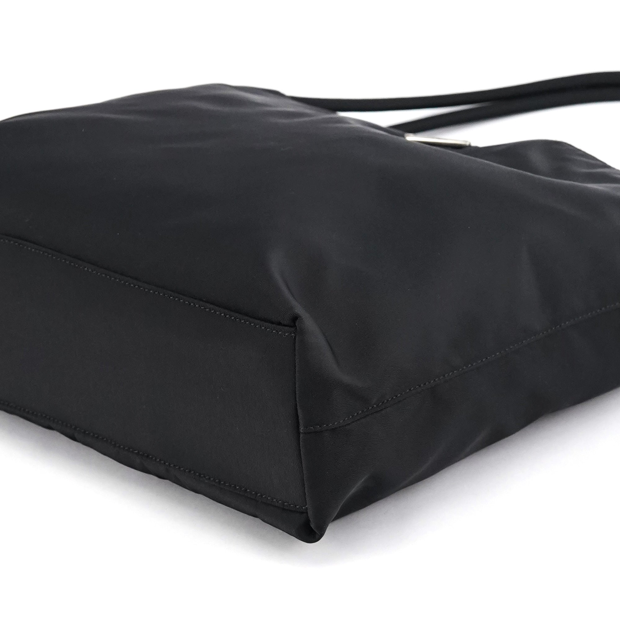 B6242 Black Tessuto City Tote Bag