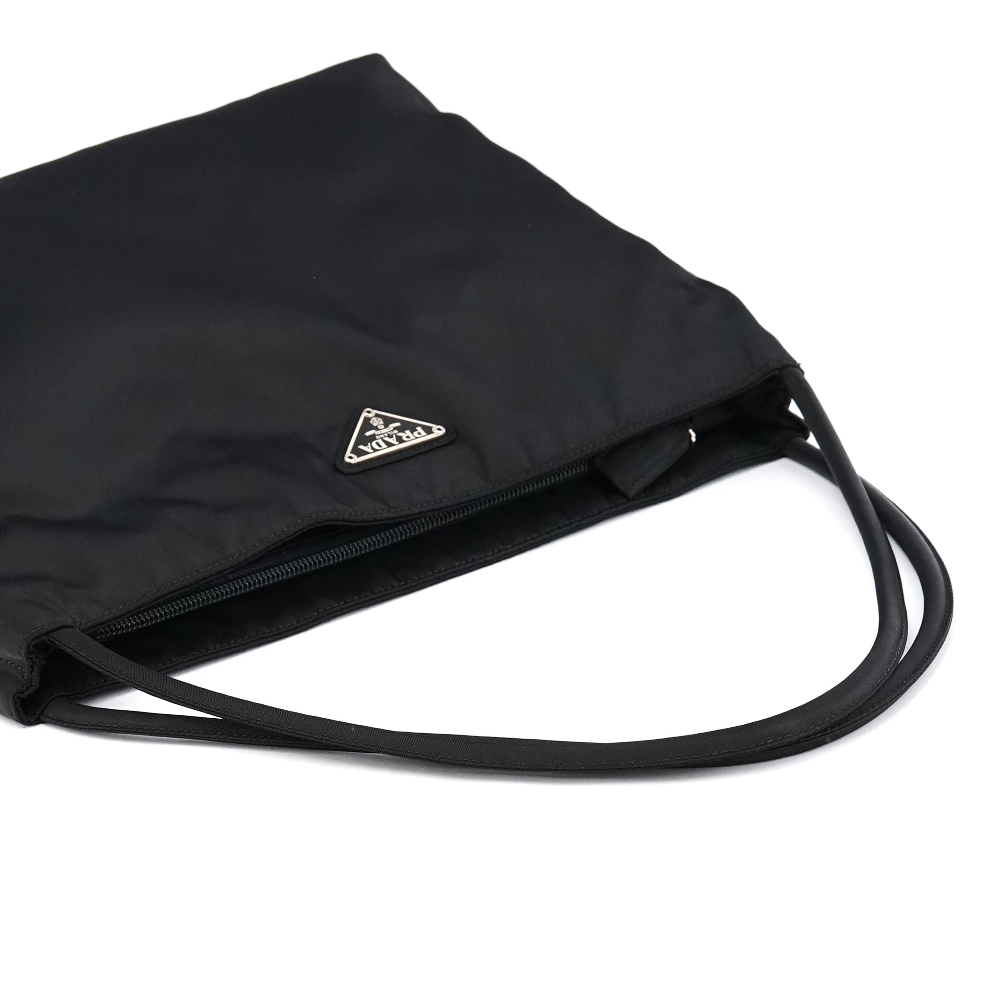B6242 Black Tessuto City Tote Bag