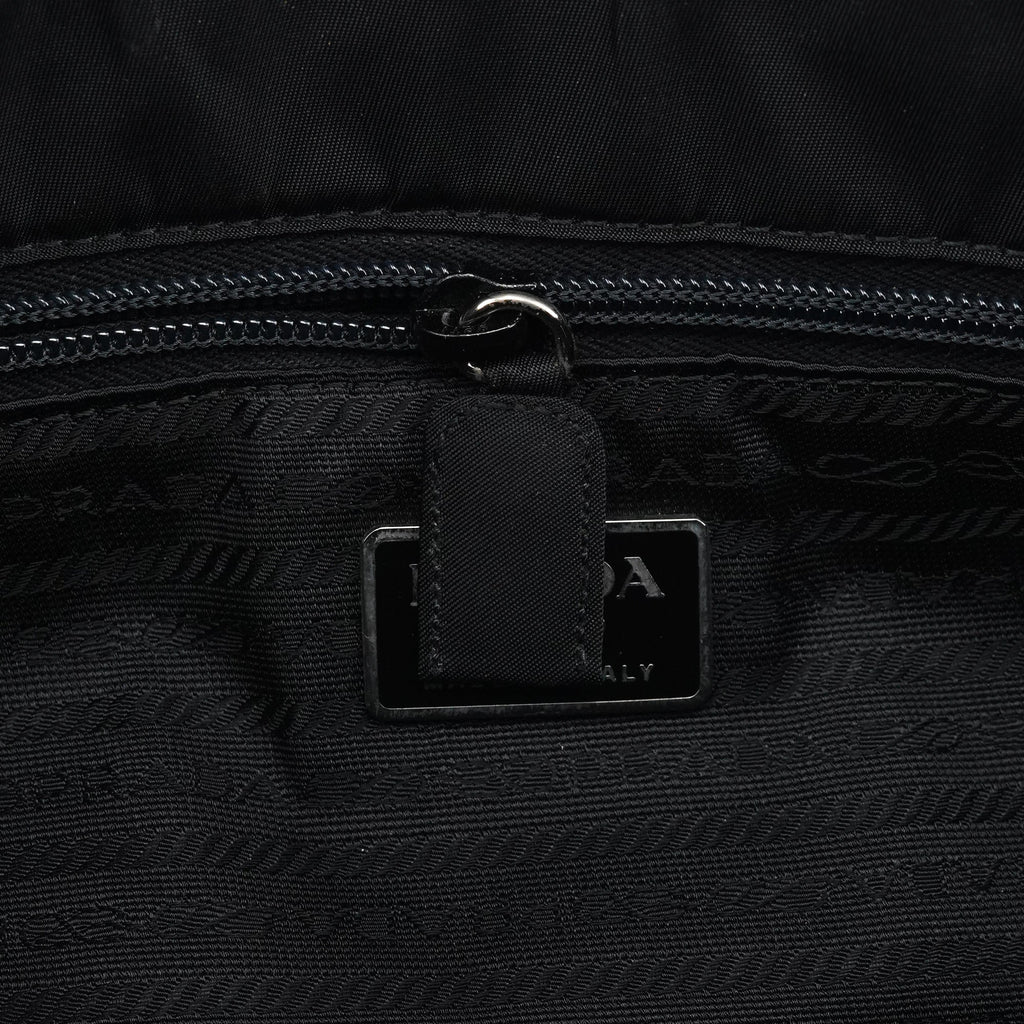 B6242 Black Tessuto City Tote Bag