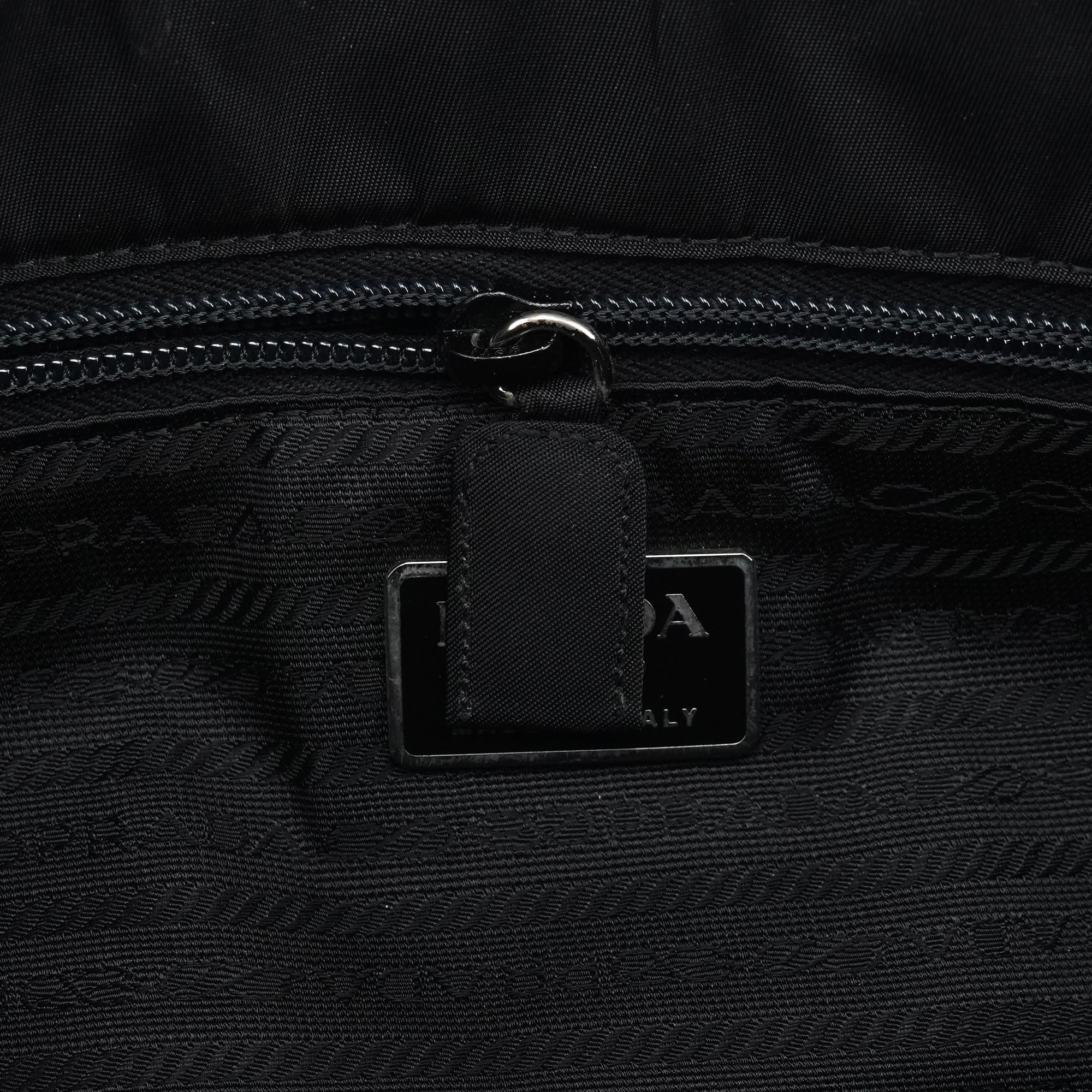 B6242 Black Tessuto City Tote Bag