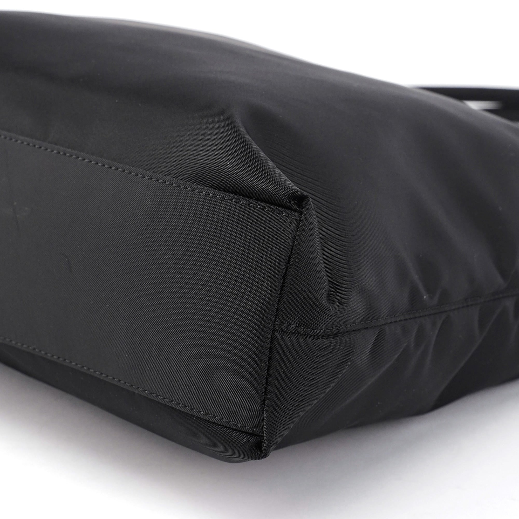 B6242 Black Tessuto City Tote Bag