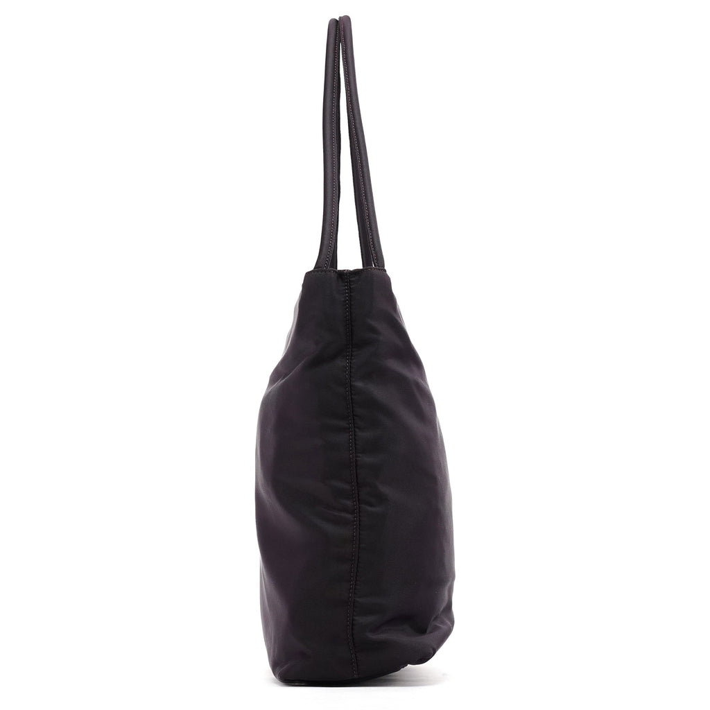B6242 Purple Tessuto City Nylon Tote Bag