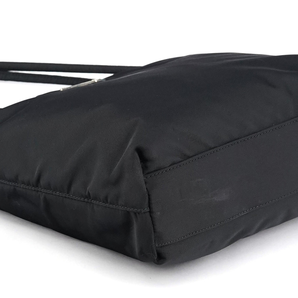 B6243 Black Tessuto City Tote Bag