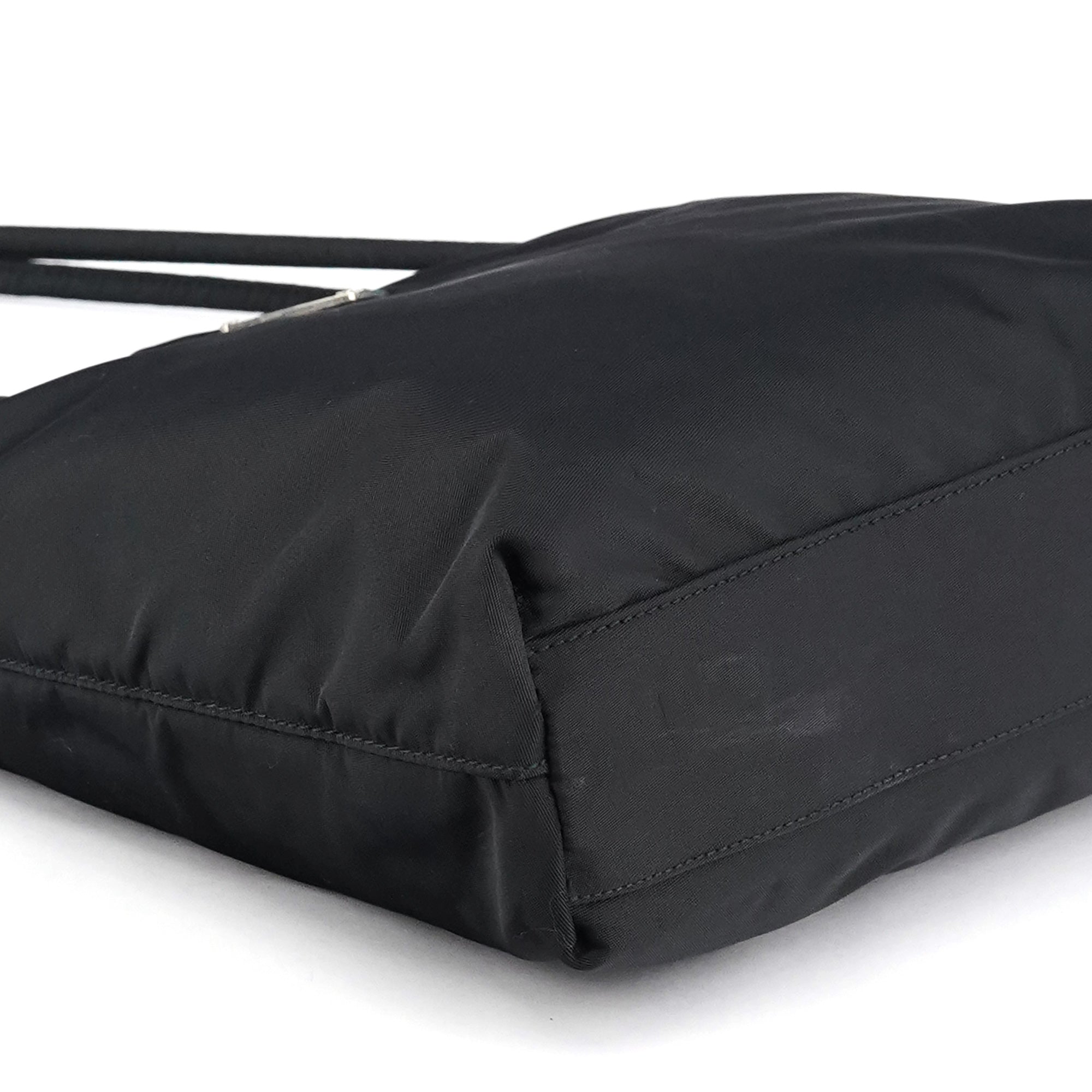 B6243 Black Tessuto City Tote Bag