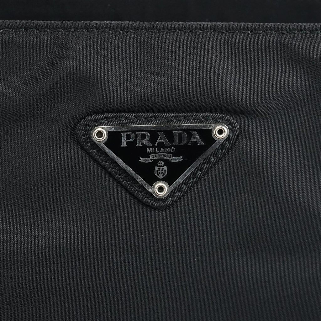 B6243 Black Tessuto City Tote Bag