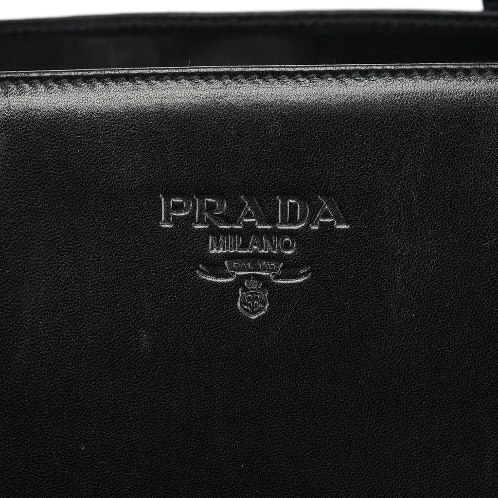 B6259 Black Nappa Sport Leather Tote Bag