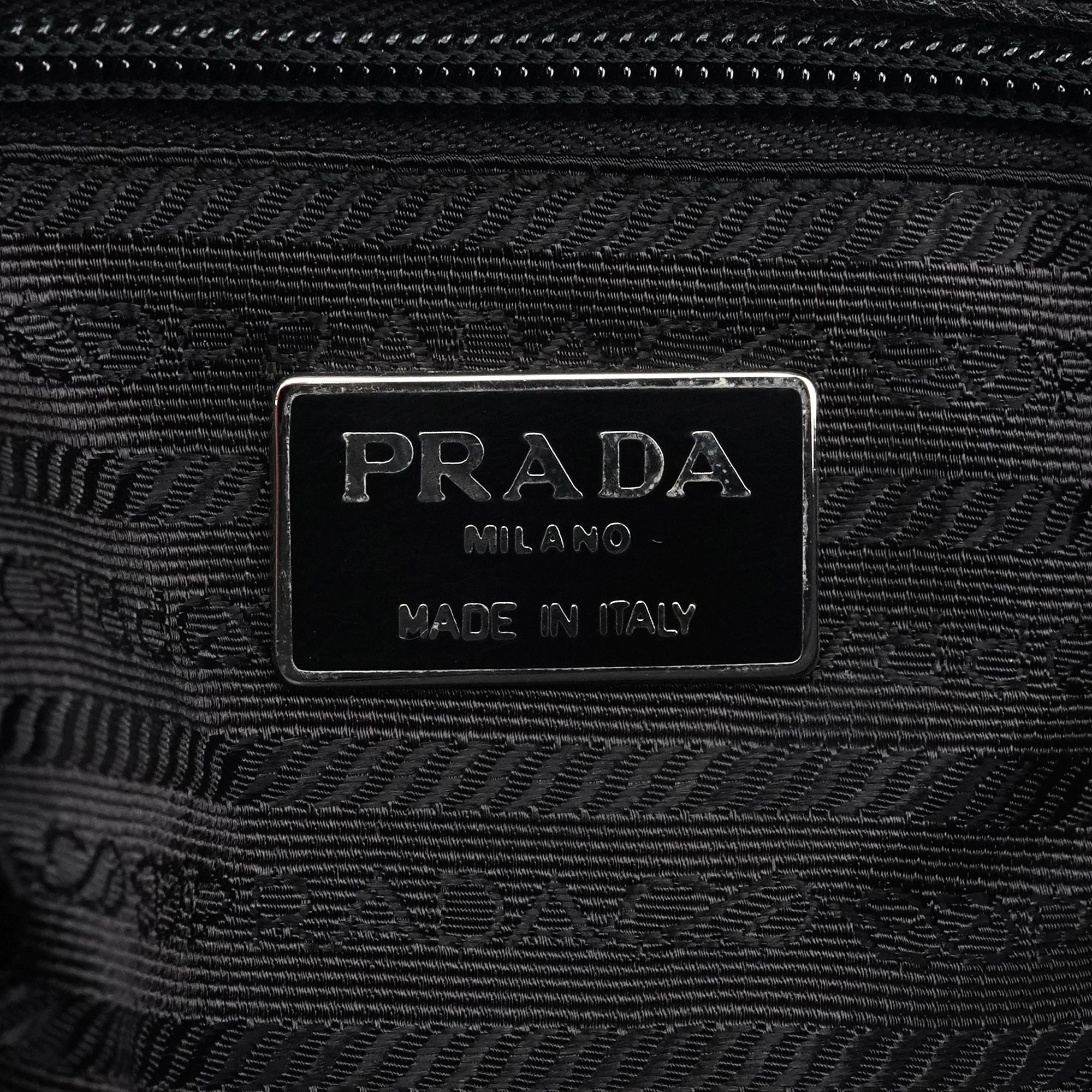 B6259 Black Nappa Sport Leather Tote Bag