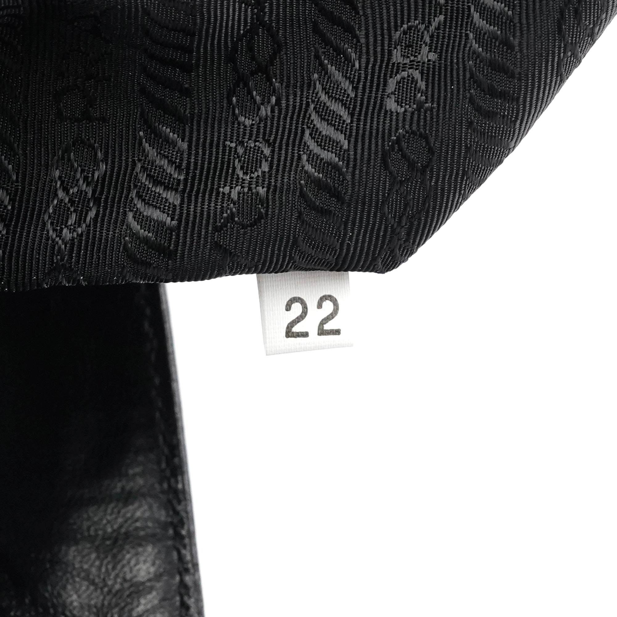 B6259 Black Nappa Sport Leather Tote Bag