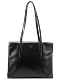 B6259 Black Nappa Sport Leather Tote Bag