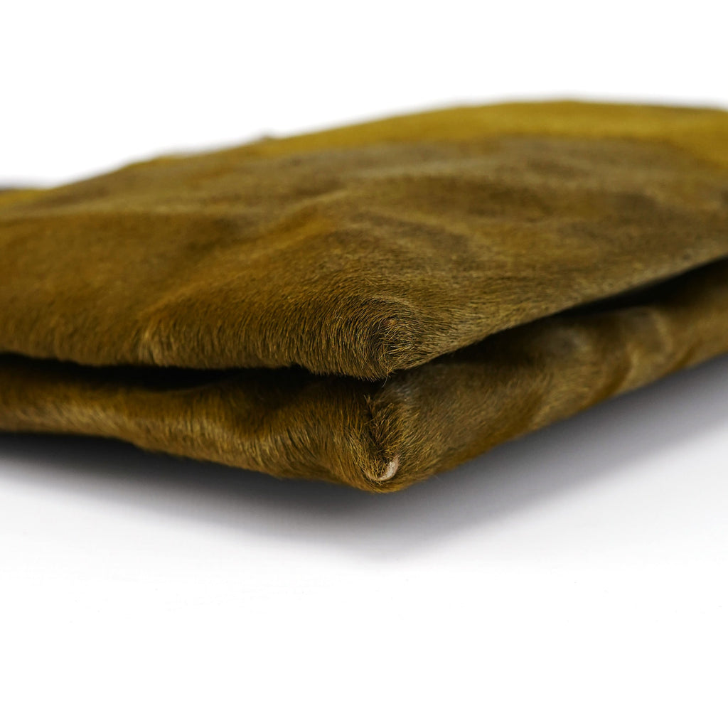 B6278 Green Fur Top Handle Bag