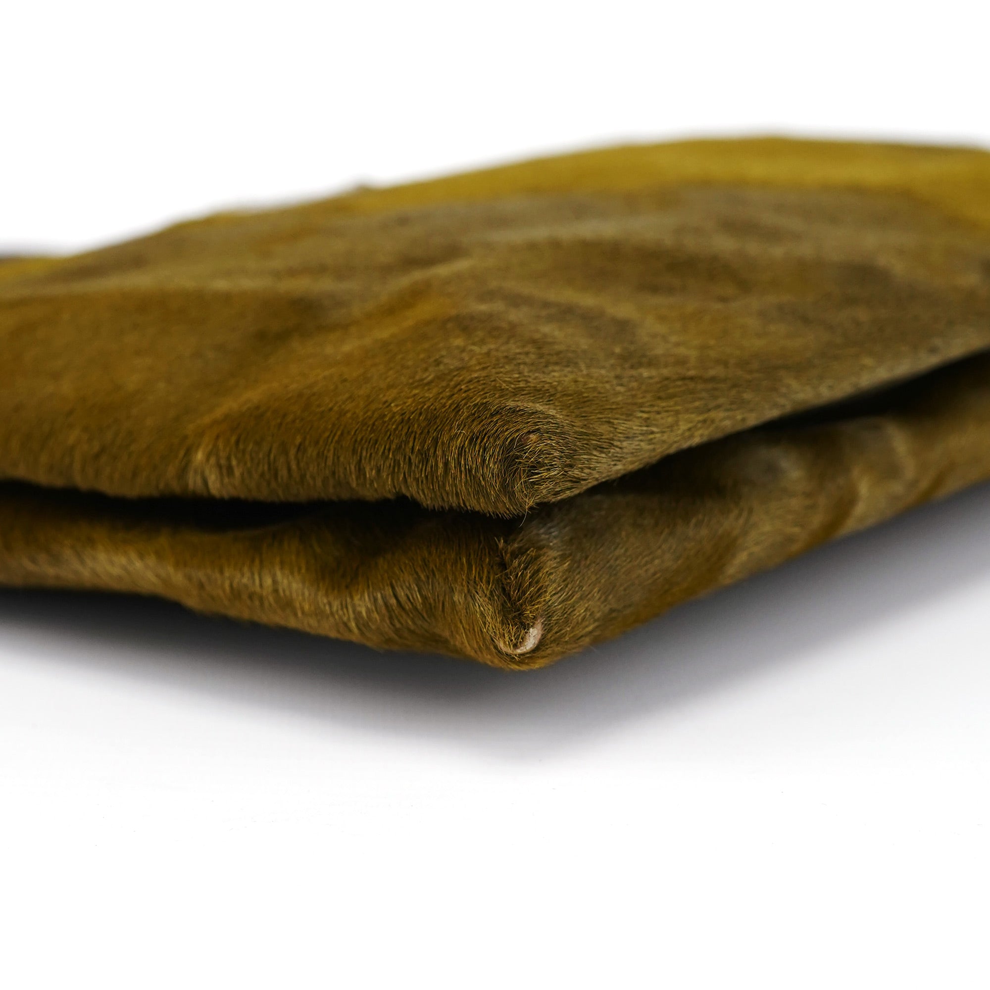 B6278 Green Fur Top Handle Bag