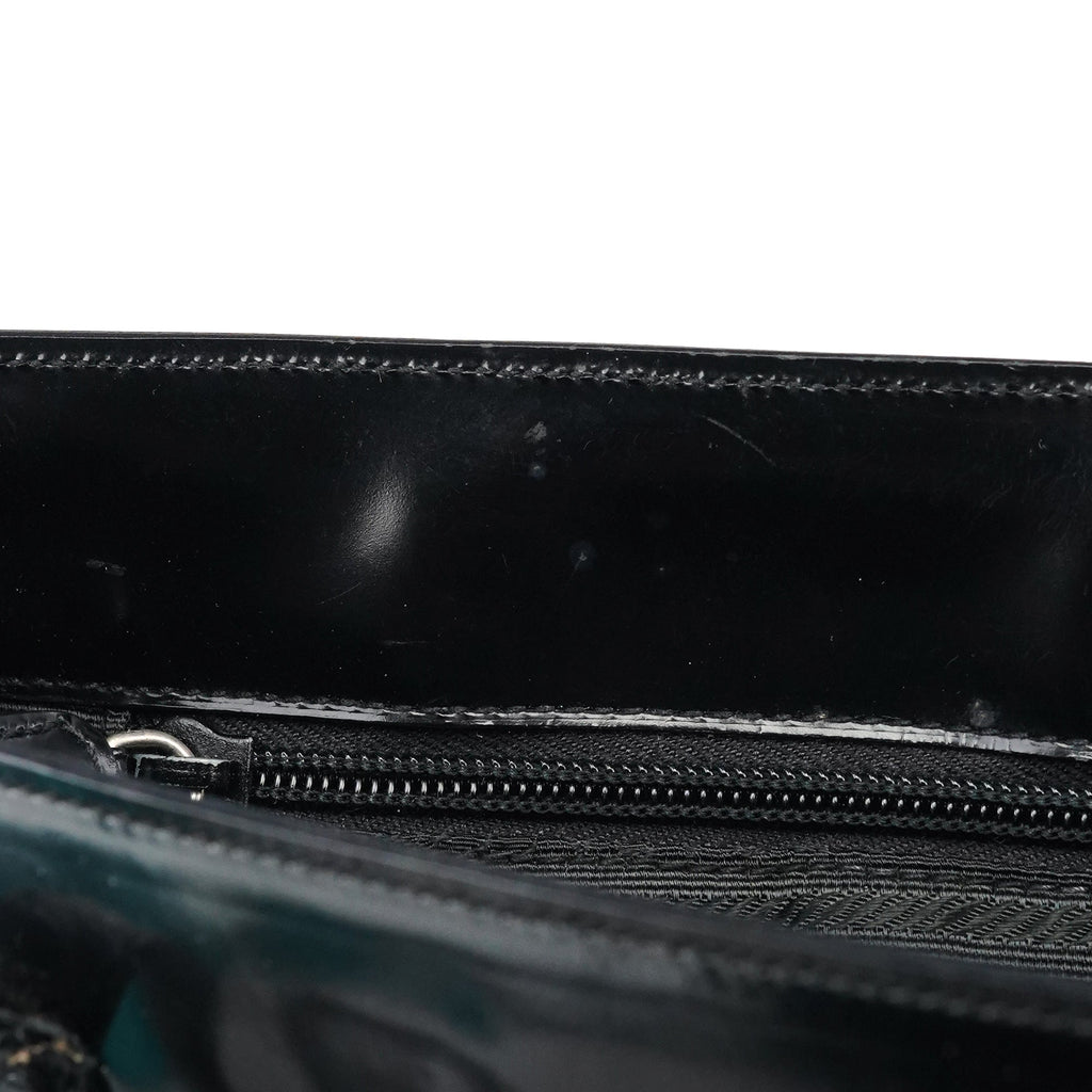 B6317 1995 Black Spazzolato Sport Tote bag