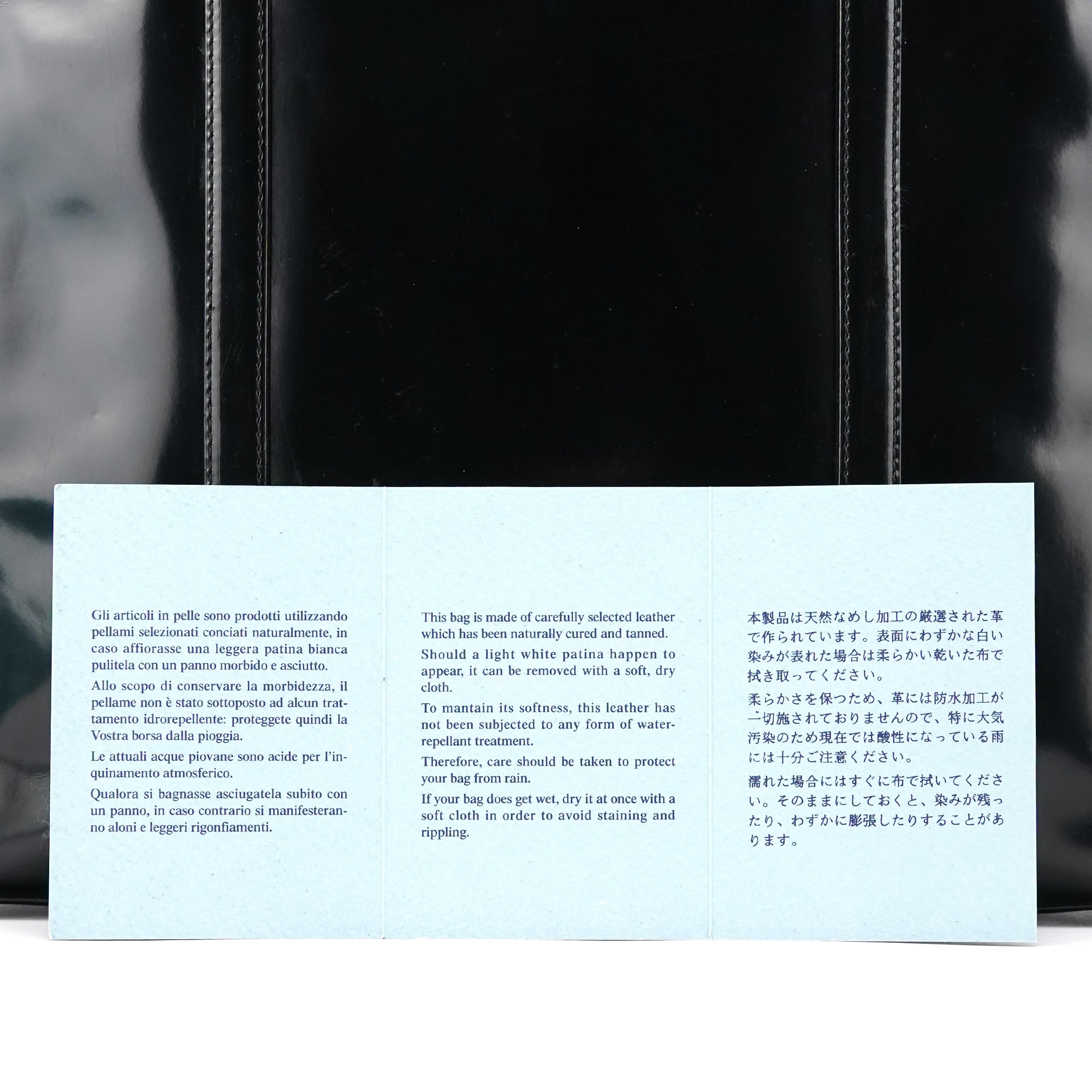 B6317 1995 Black Spazzolato Sport Tote bag