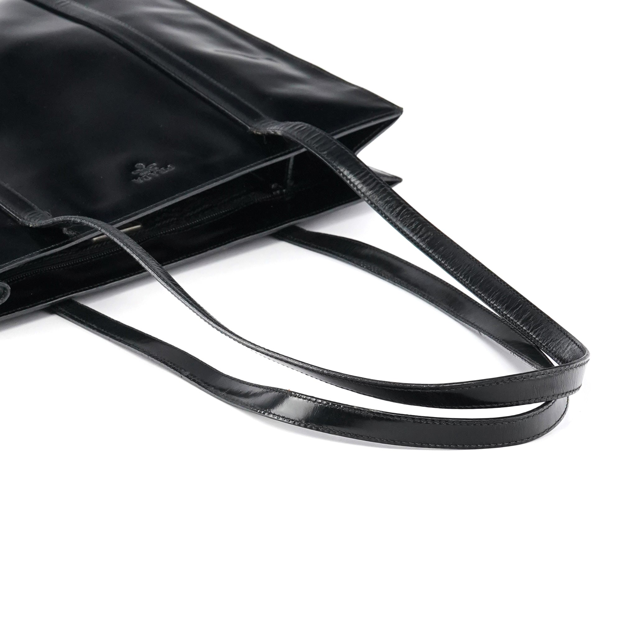 B6317 1995 Black Spazzolato Sport Tote bag