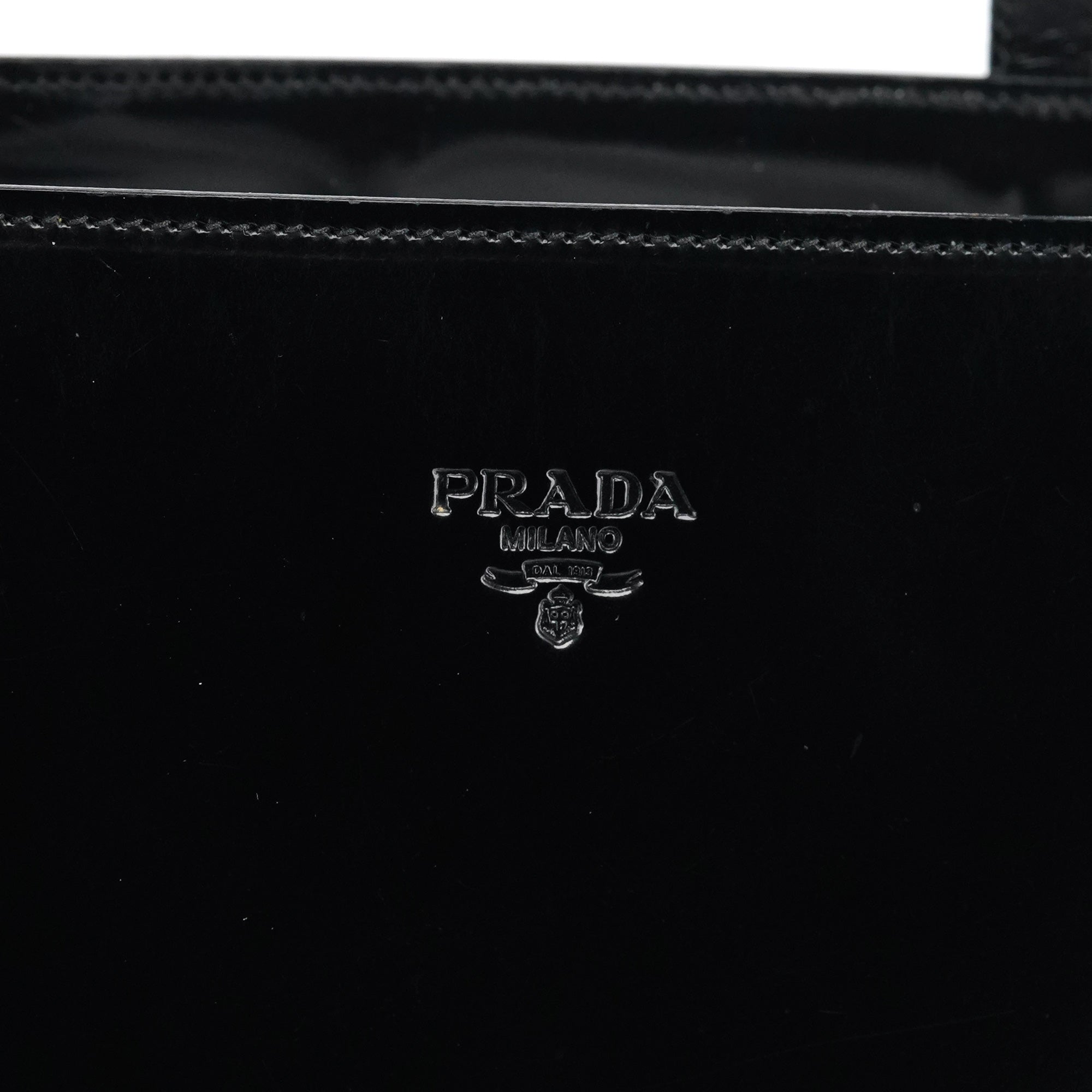 B6317 1995 Black Spazzolato Sport Tote bag