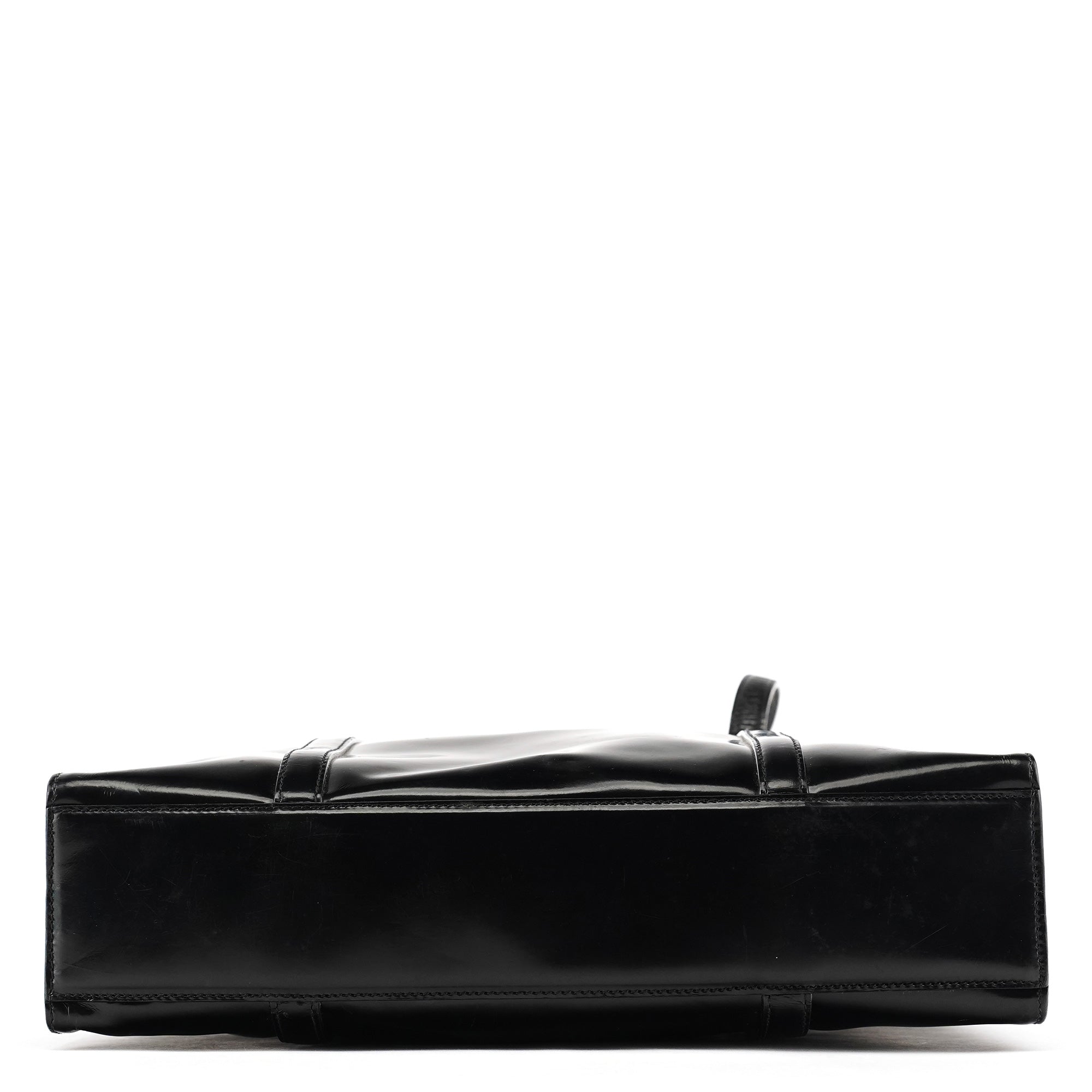 B6317 1995 Black Spazzolato Sport Tote bag