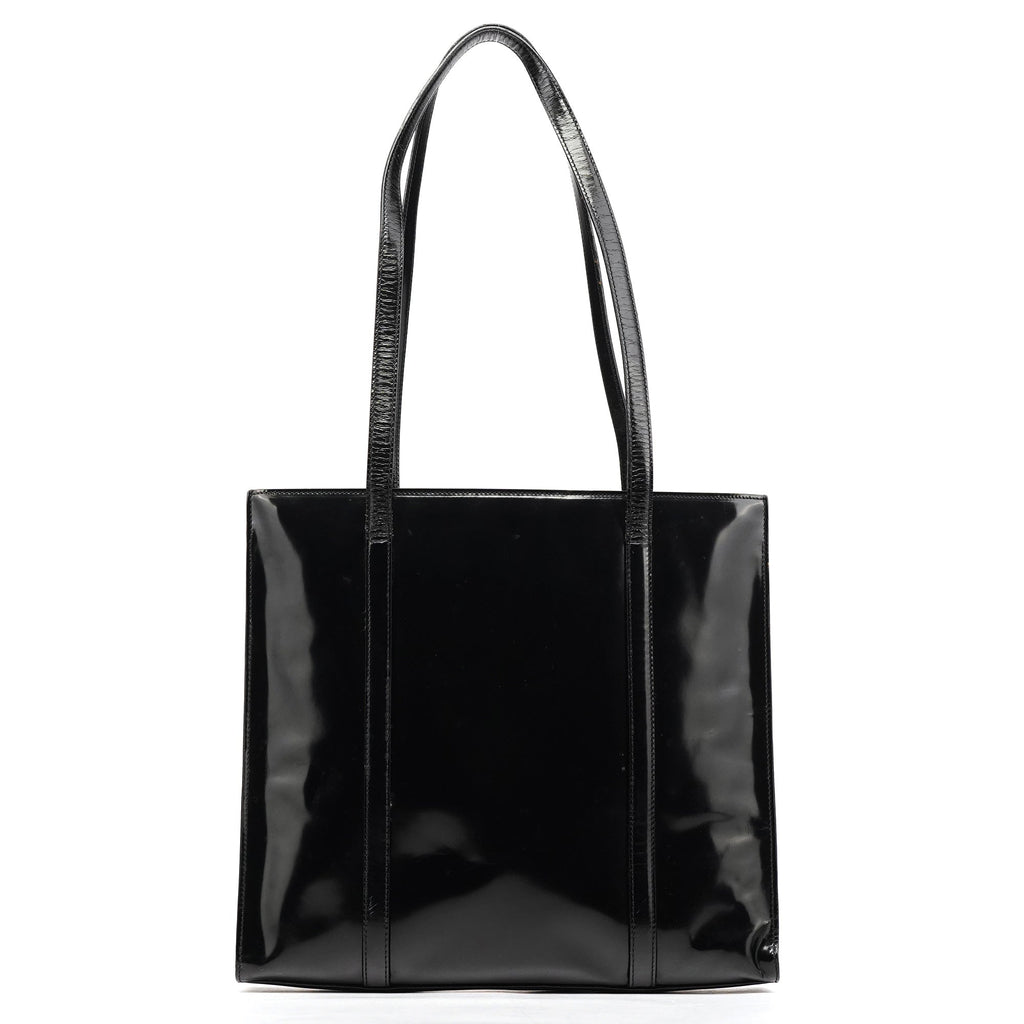 B6317 1995 Black Spazzolato Sport Tote bag