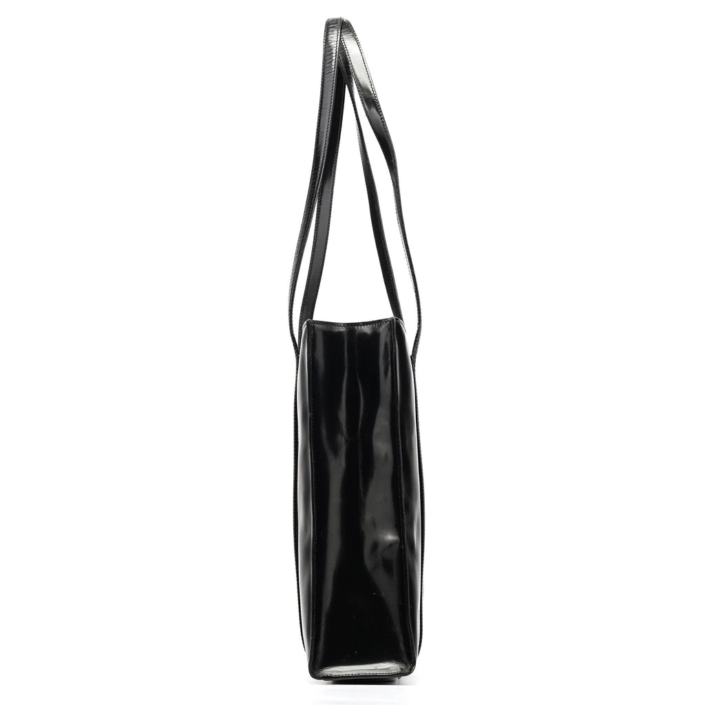B6317 1995 Black Spazzolato Sport Tote bag