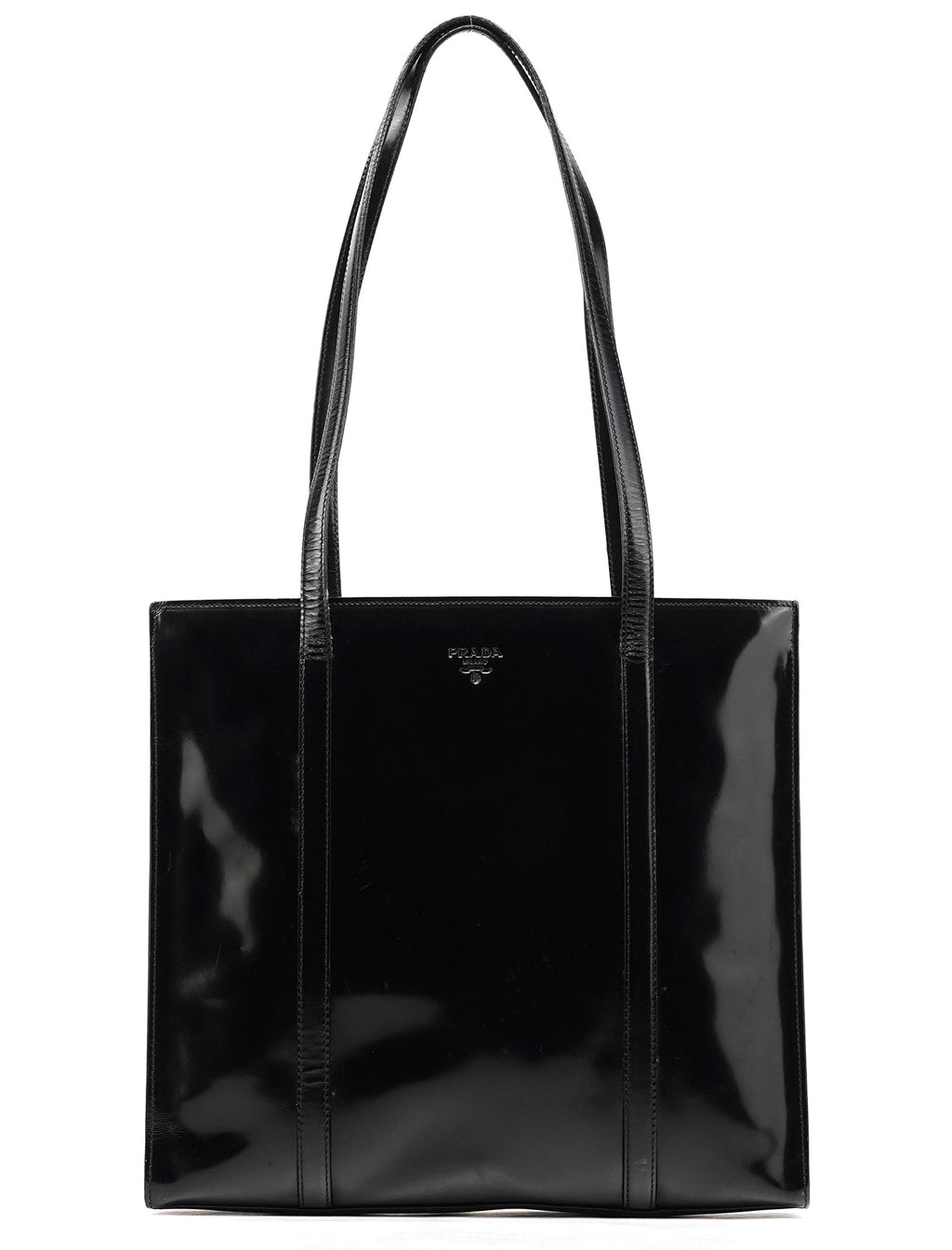 B6317 1995 Black Spazzolato Sport Tote bag