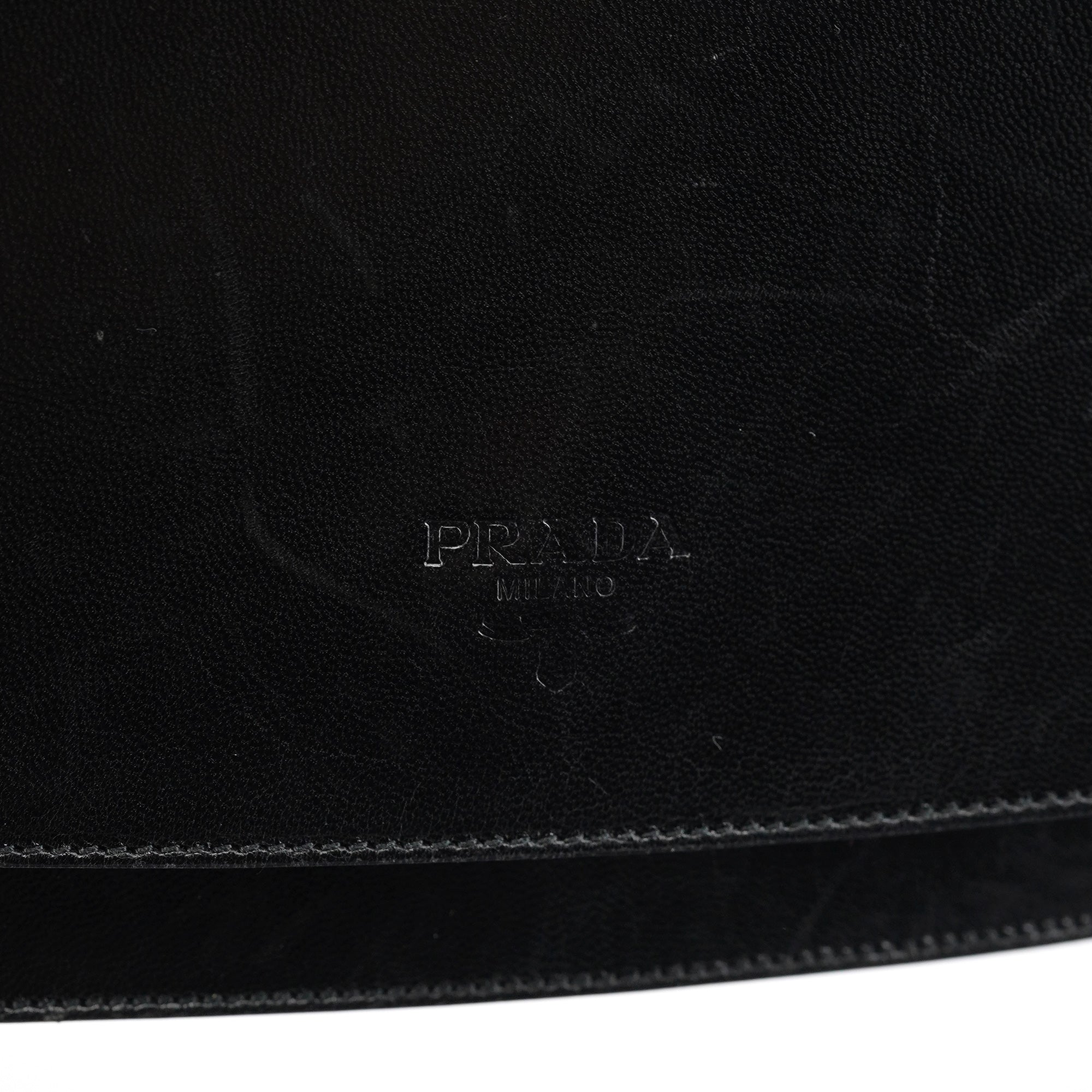 B6378 Black Calfskin Madras Swing Shoulder Bag