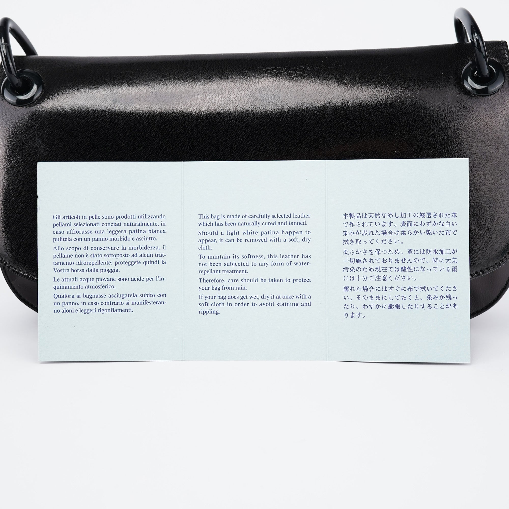 B6398 Black Madras Swing Chain Shoulder Bag