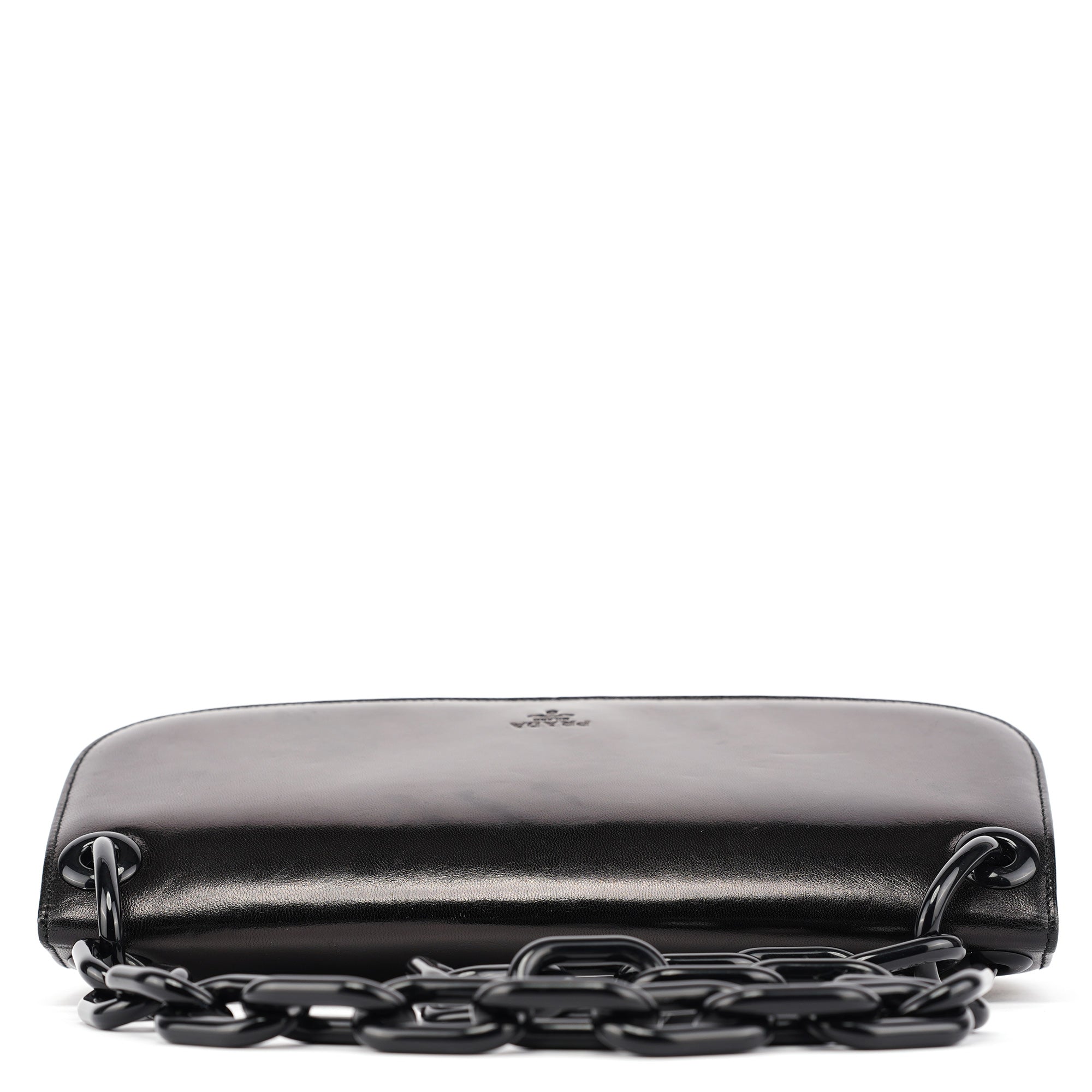 B6398 Black Madras Swing Chain Shoulder Bag