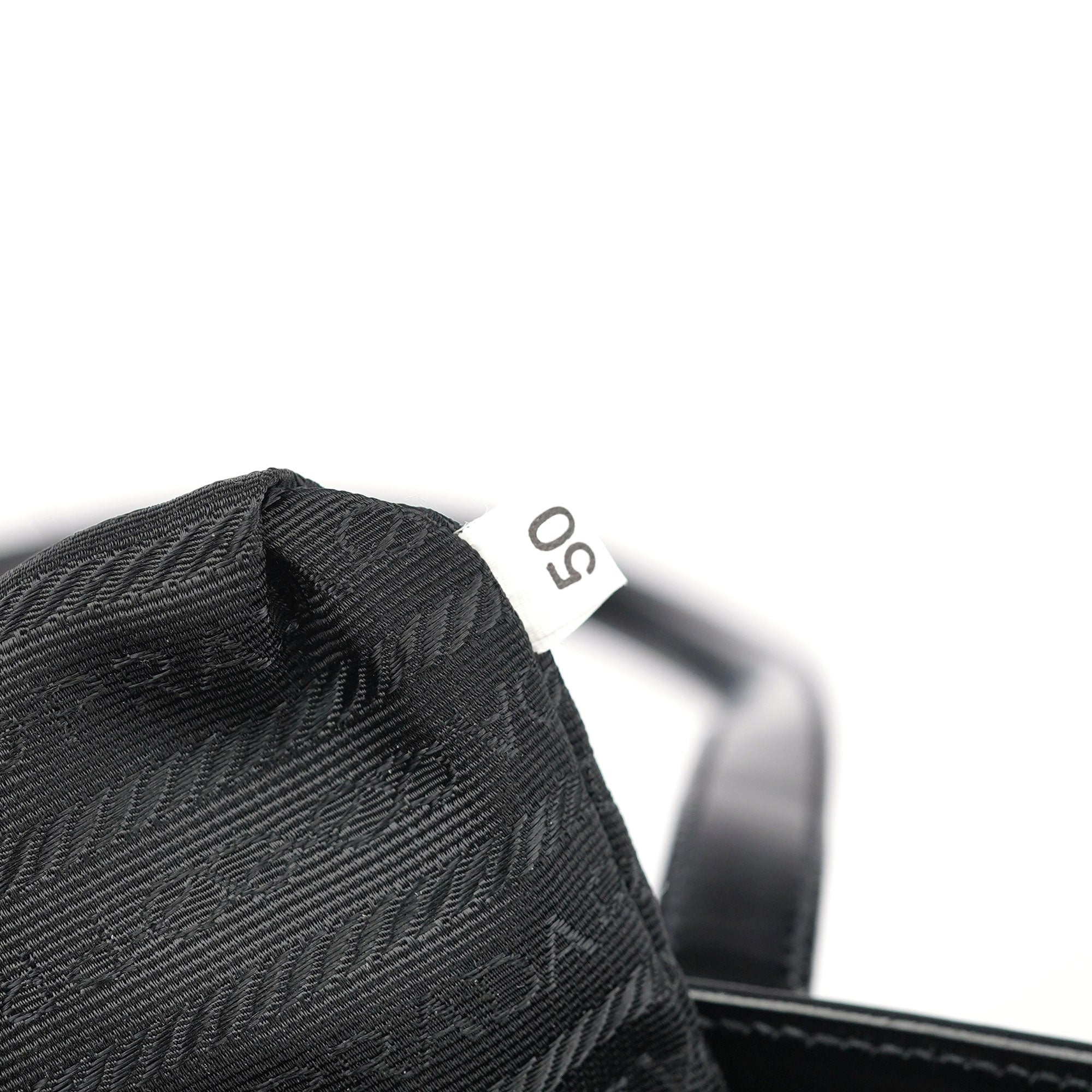 B6498 1995 Black Spazzolato Tote Bag