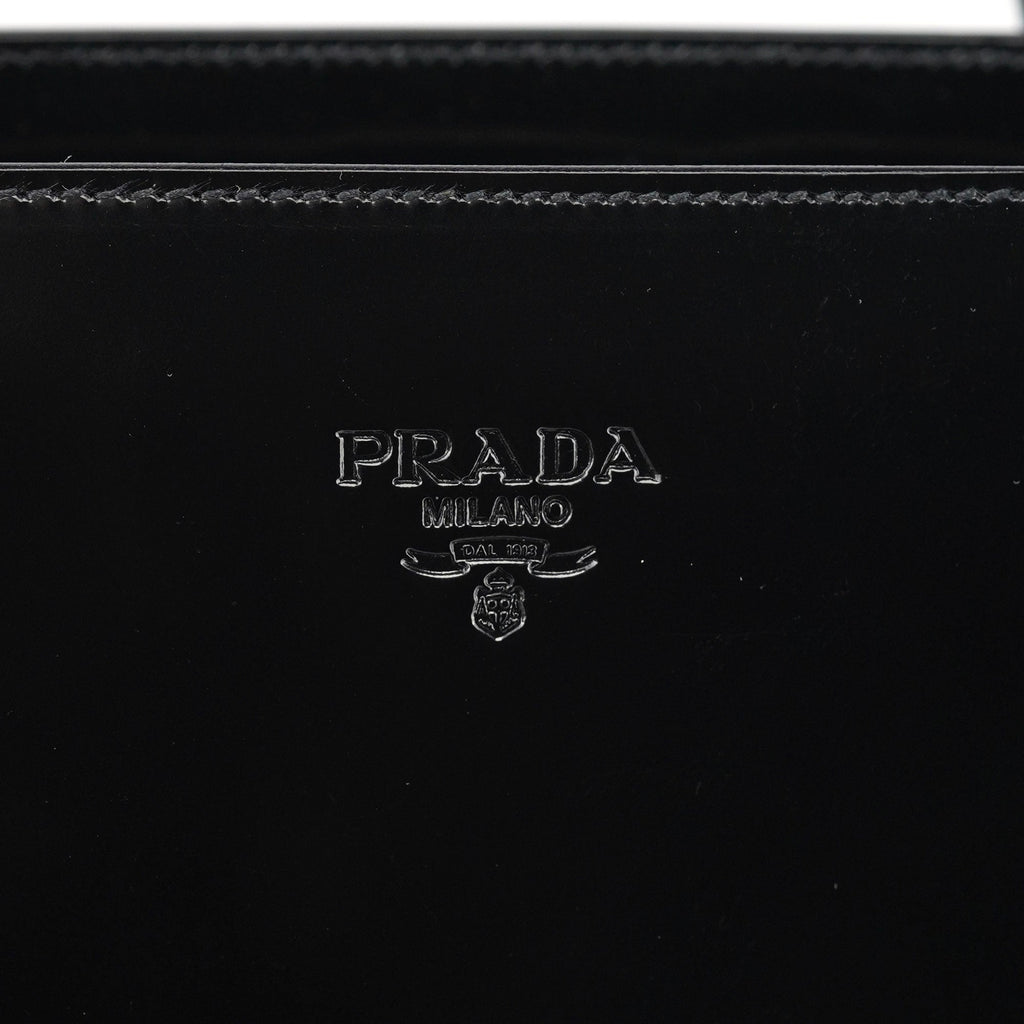 B6498 1995 Black Spazzolato Tote Bag