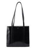 B6498 Black Spazzolato Tote