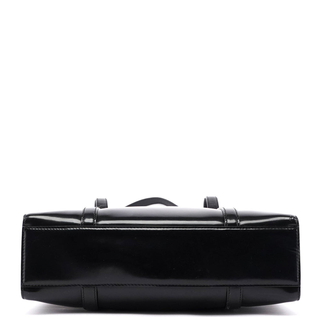 B6498 Black Spazzolato Tote
