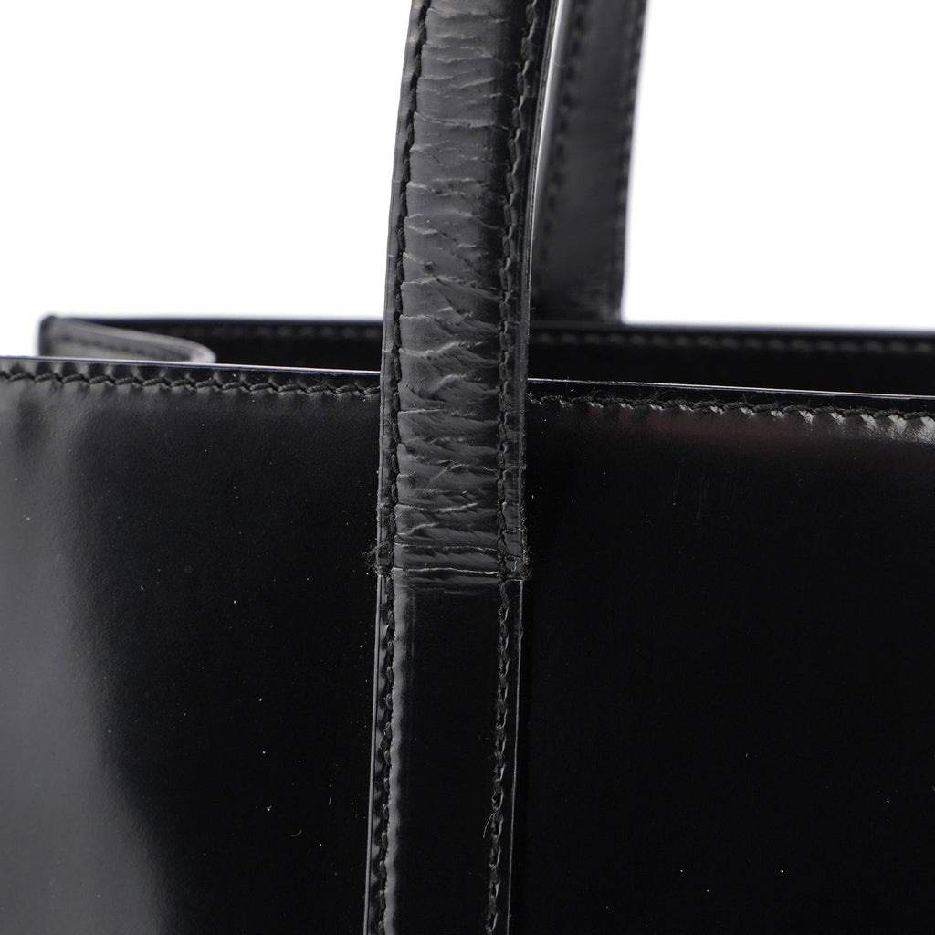 B6498 Black Spazzolato Tote