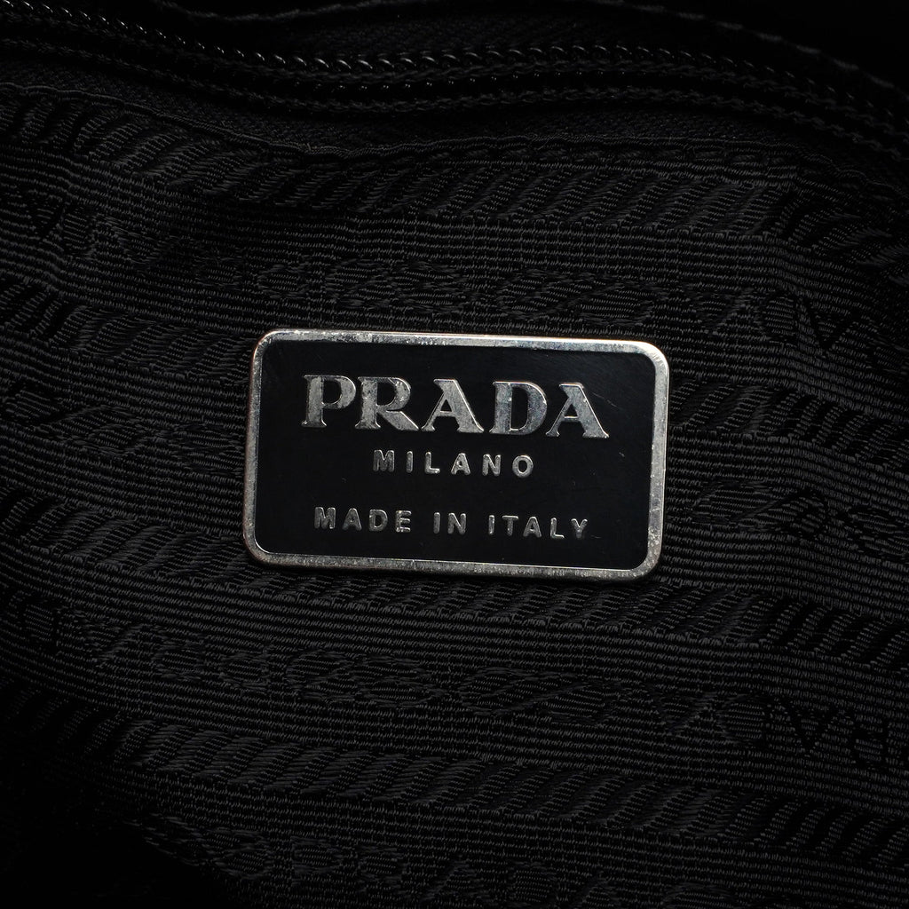 B6498 Black Spazzolato Tote