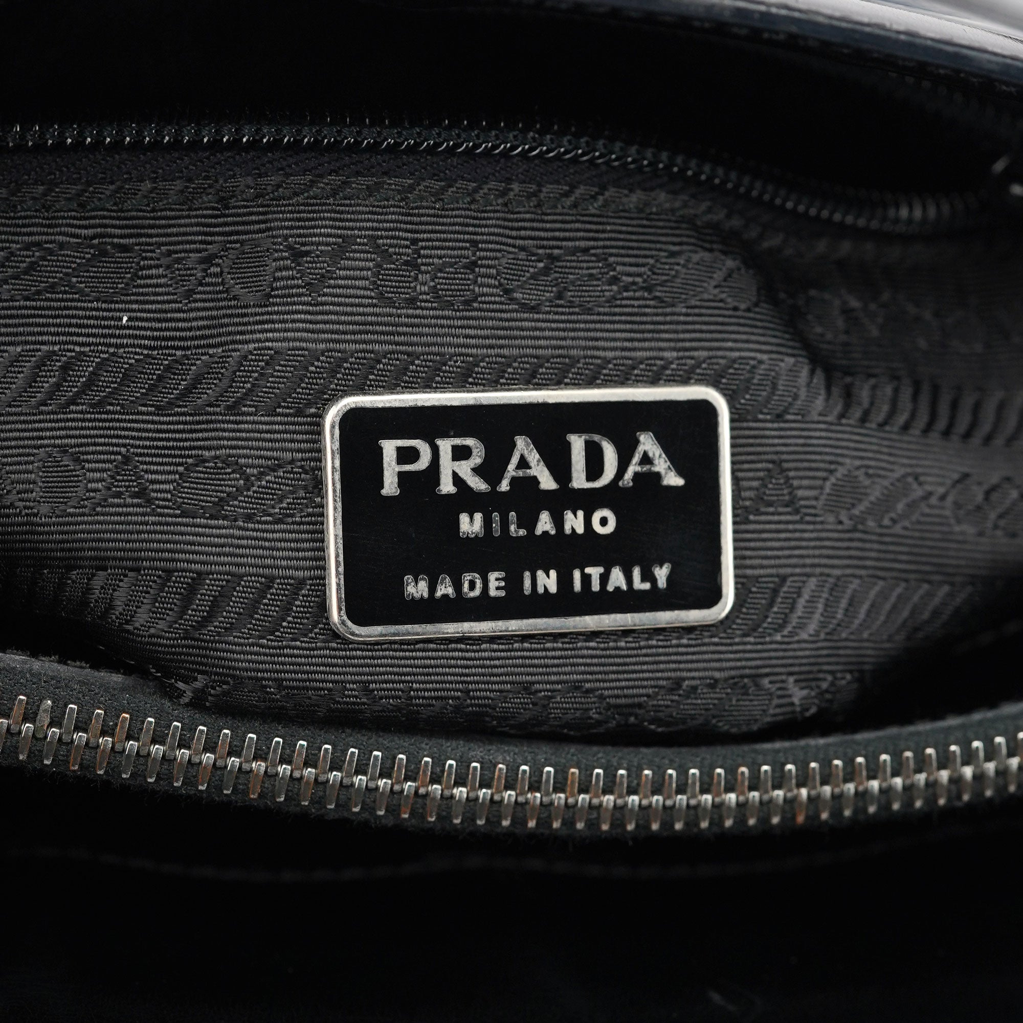 B6498 Black Spazzolato Tote Bag